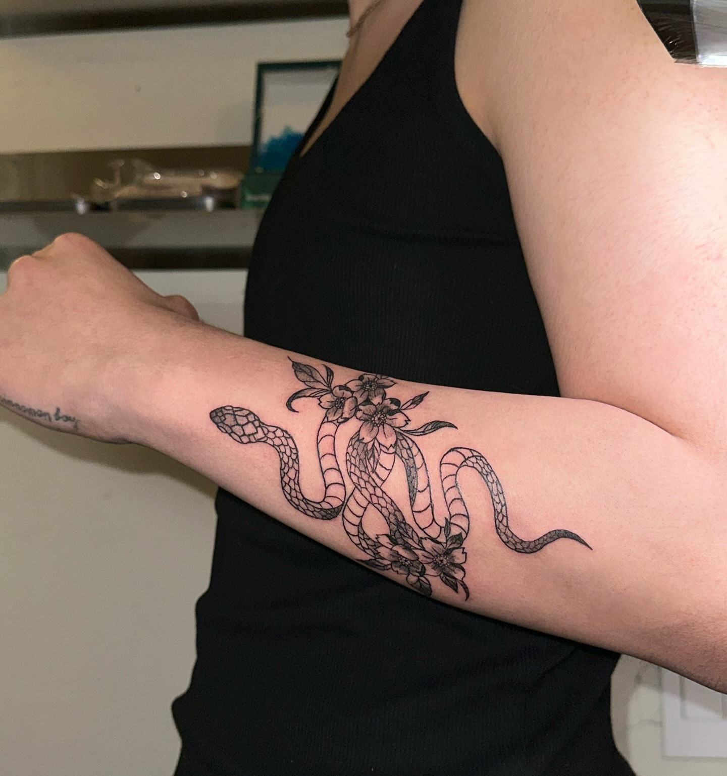 Tattoo by @kiijooya — black_and_grey