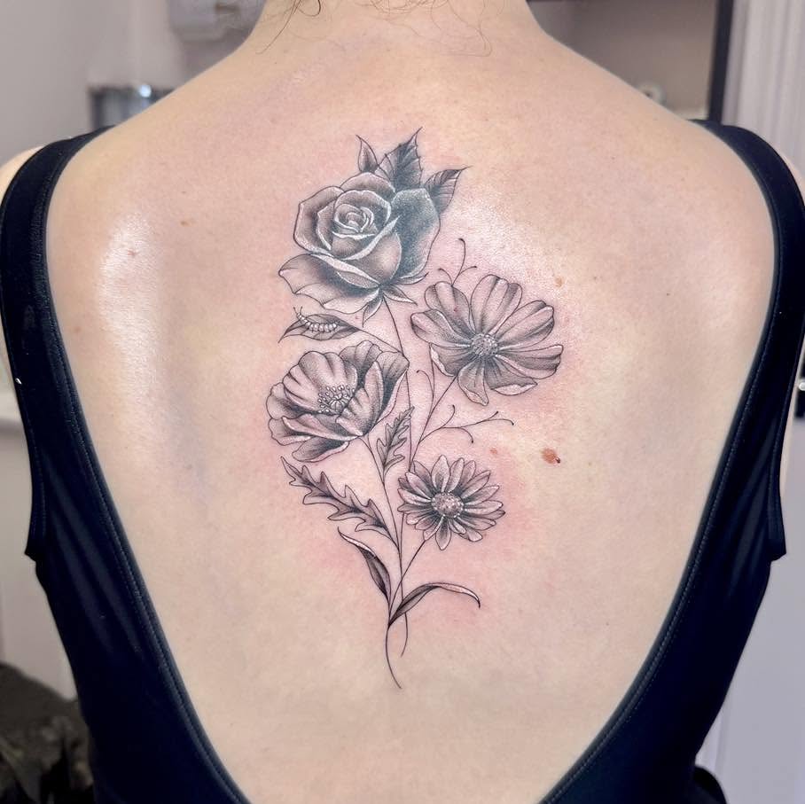 Tattoo by @beccasuetattoo — black_and_grey, realism