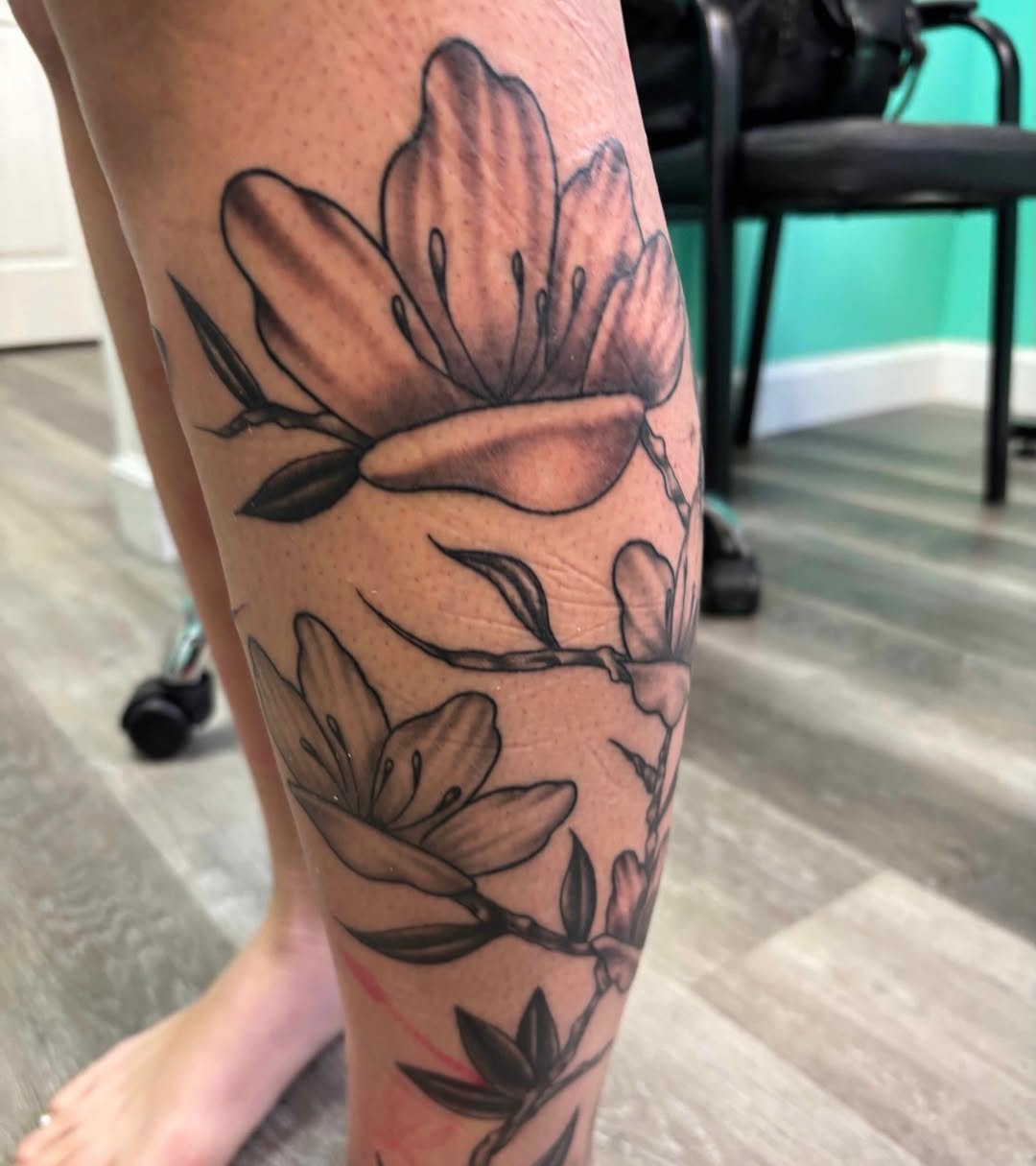 Tattoo by @bromintocheese — black_and_grey, realism