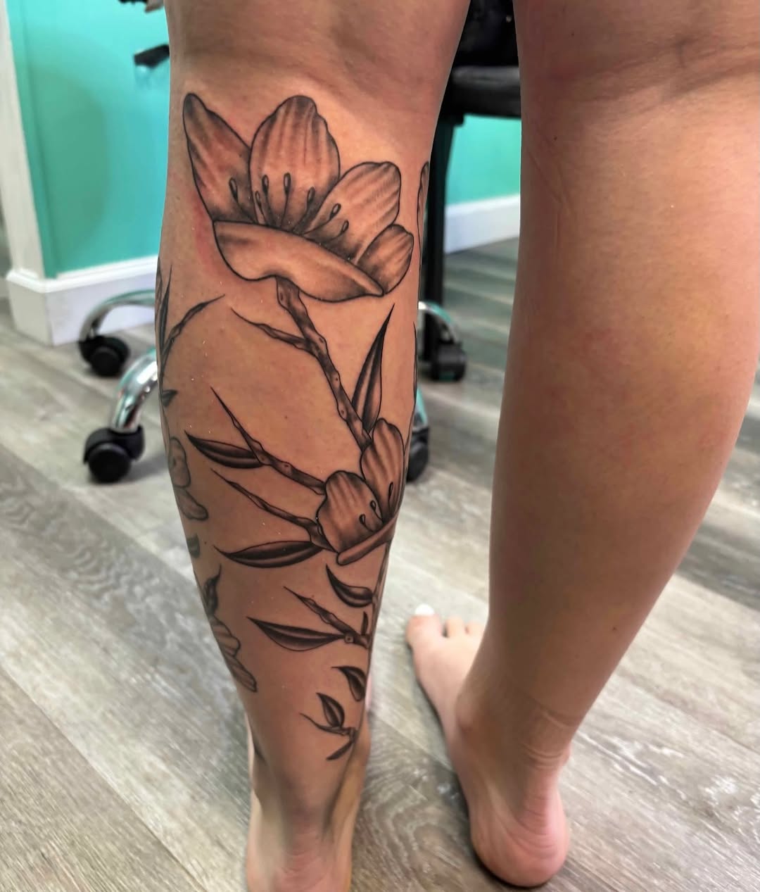 Tattoo by @bromintocheese — black_and_grey, realism