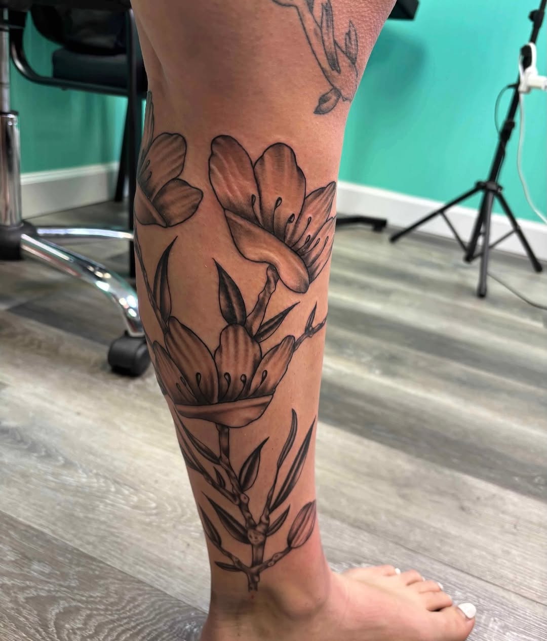 Tattoo by @bromintocheese — black_and_grey, realism
