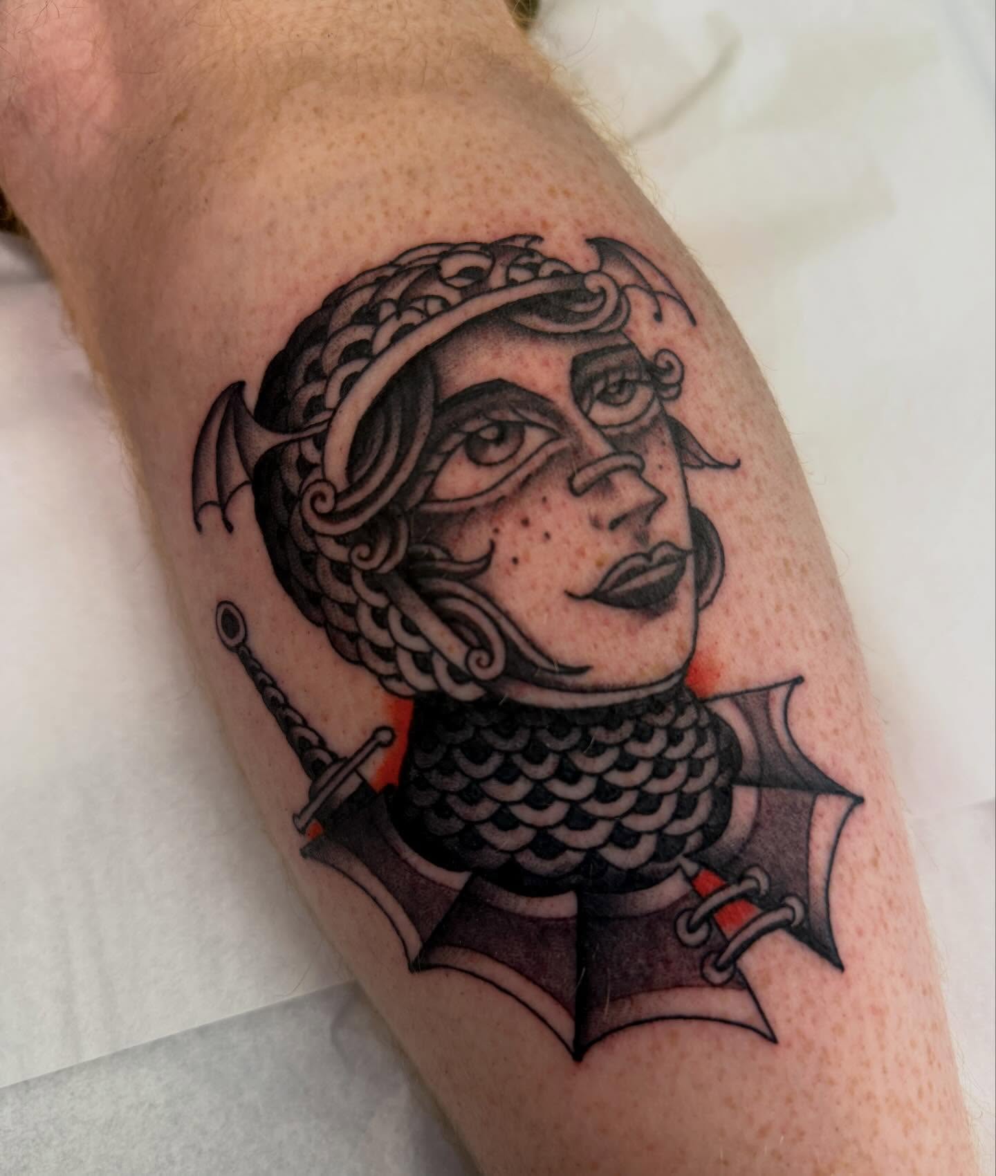 Tattoo by @zurdouno — american_traditional, black_and_grey