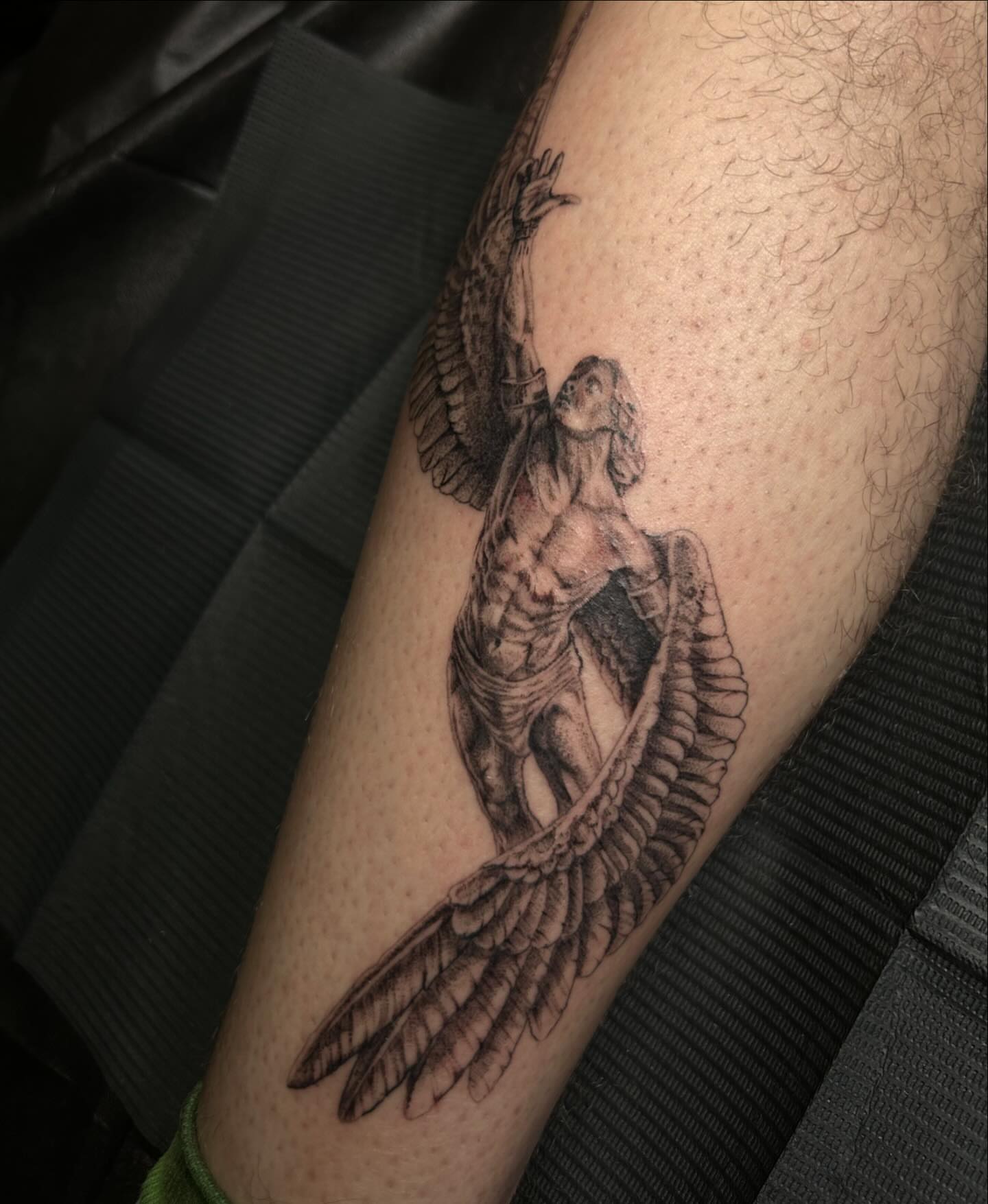 Tattoo by @socratiicrrat — black_and_grey, realism