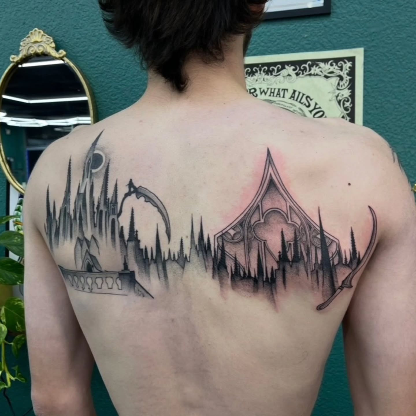 Tattoo by @snewbietattoos — black_and_grey, dark_realism