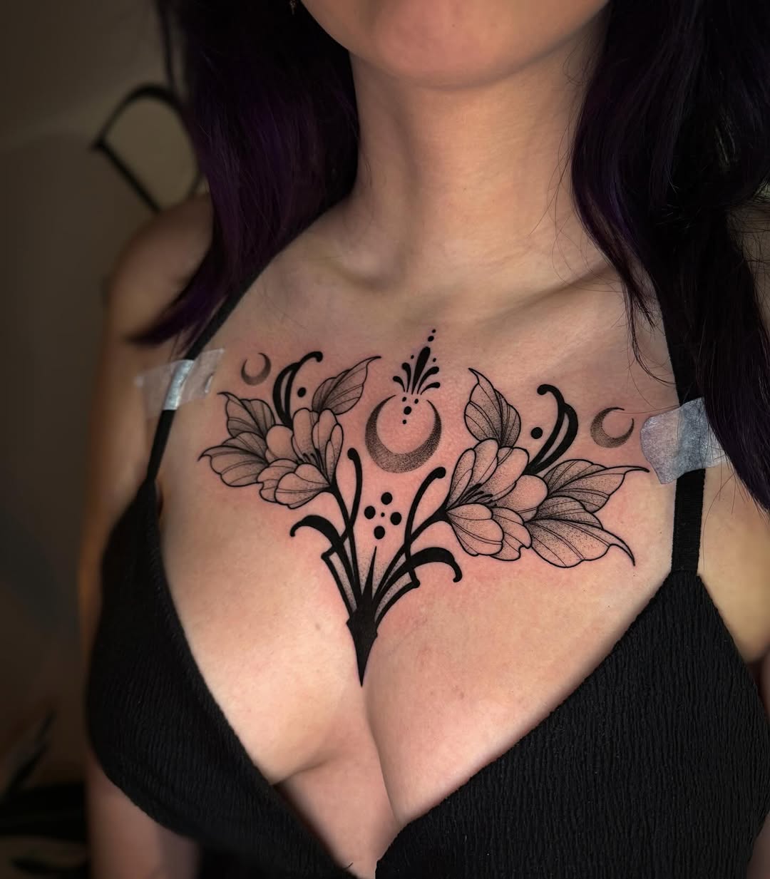 Tattoo by @tattoowitchmal — black_and_grey, ornamental