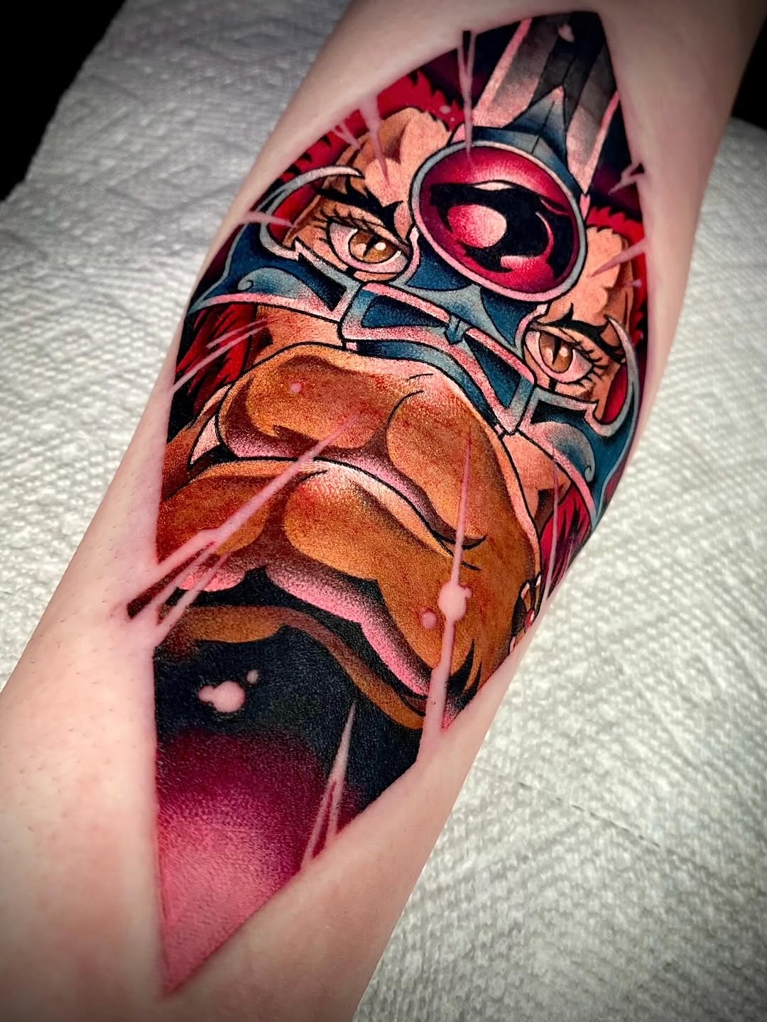 Tattoo by @whipshade_wiz — new_school, anime