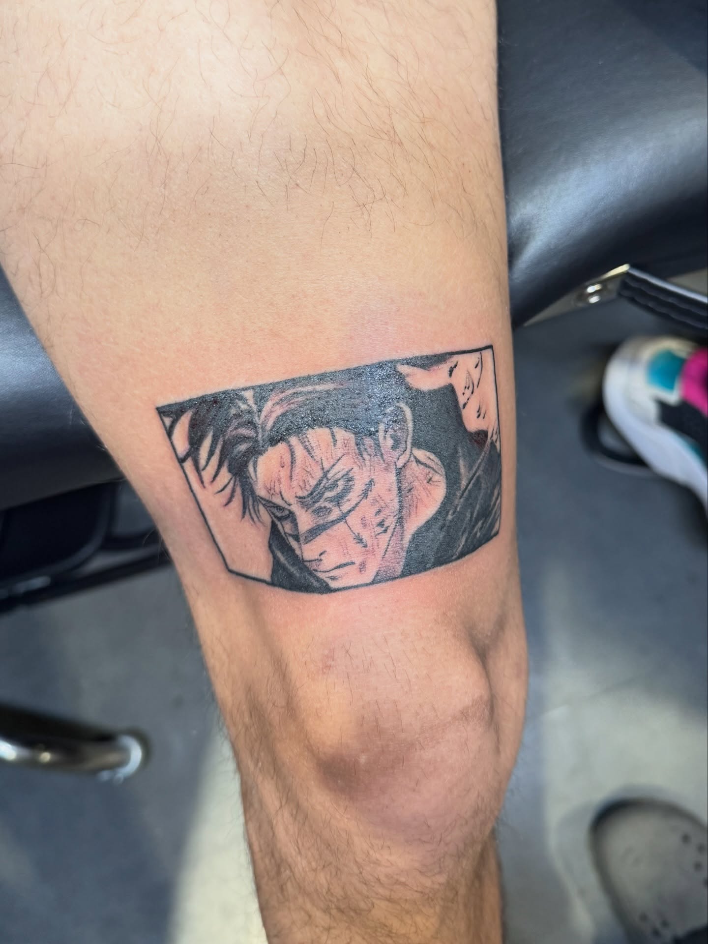Tattoo by @dante_srs — black_and_grey