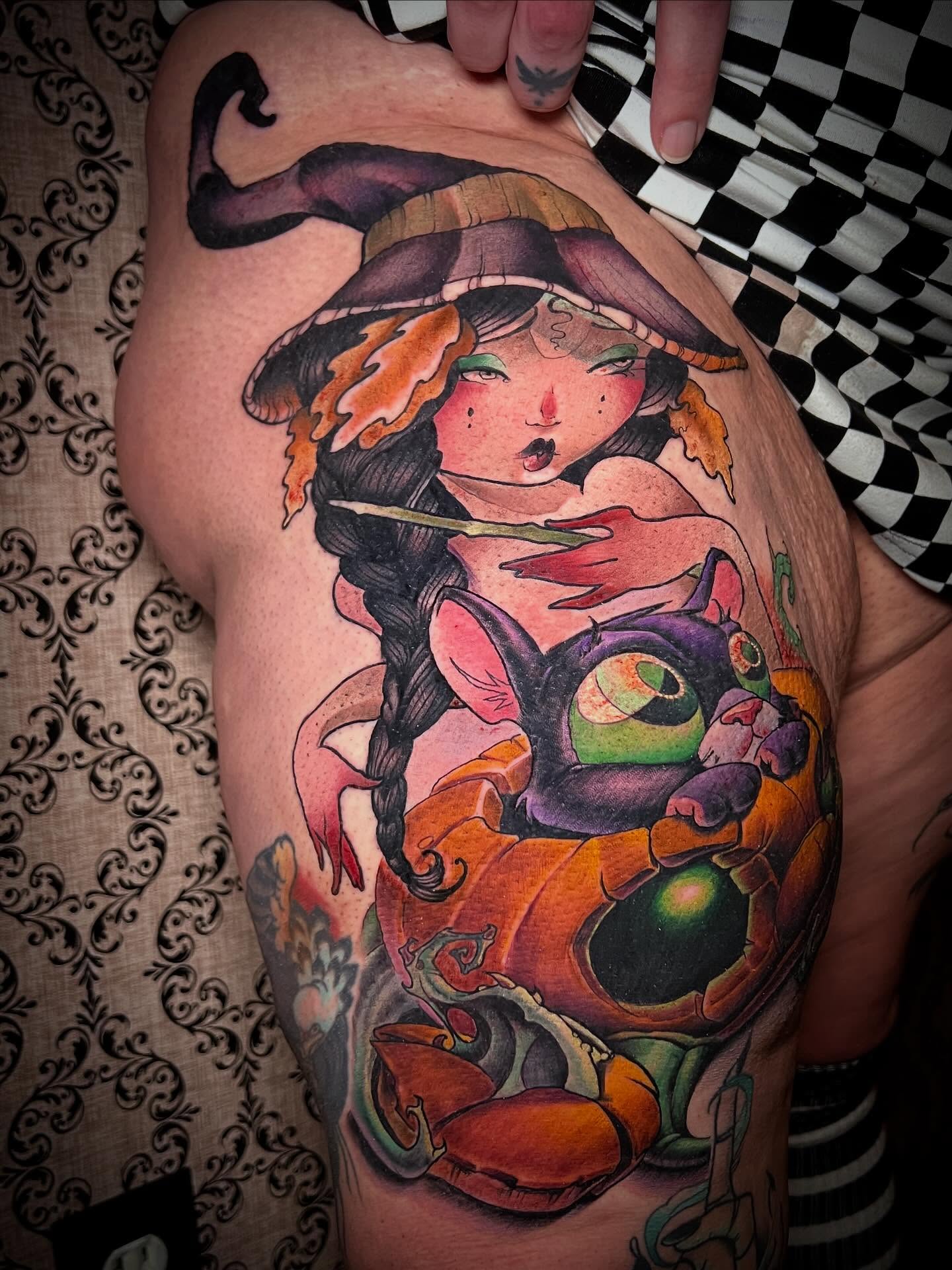 Tattoo by @jessesmithtattoos — american_traditional, dotwork