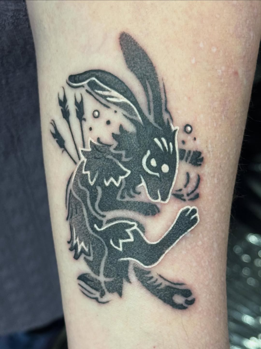 Tattoo by @l0ufio β blackwork