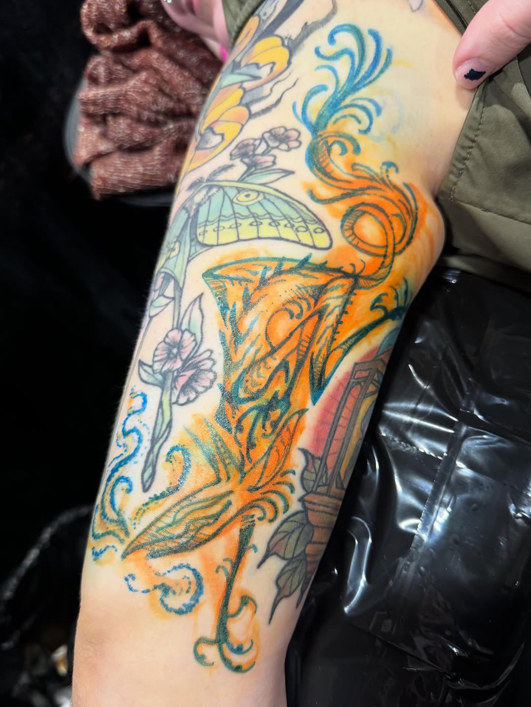 Tattoo by @l0ufio β watercolor, new_school