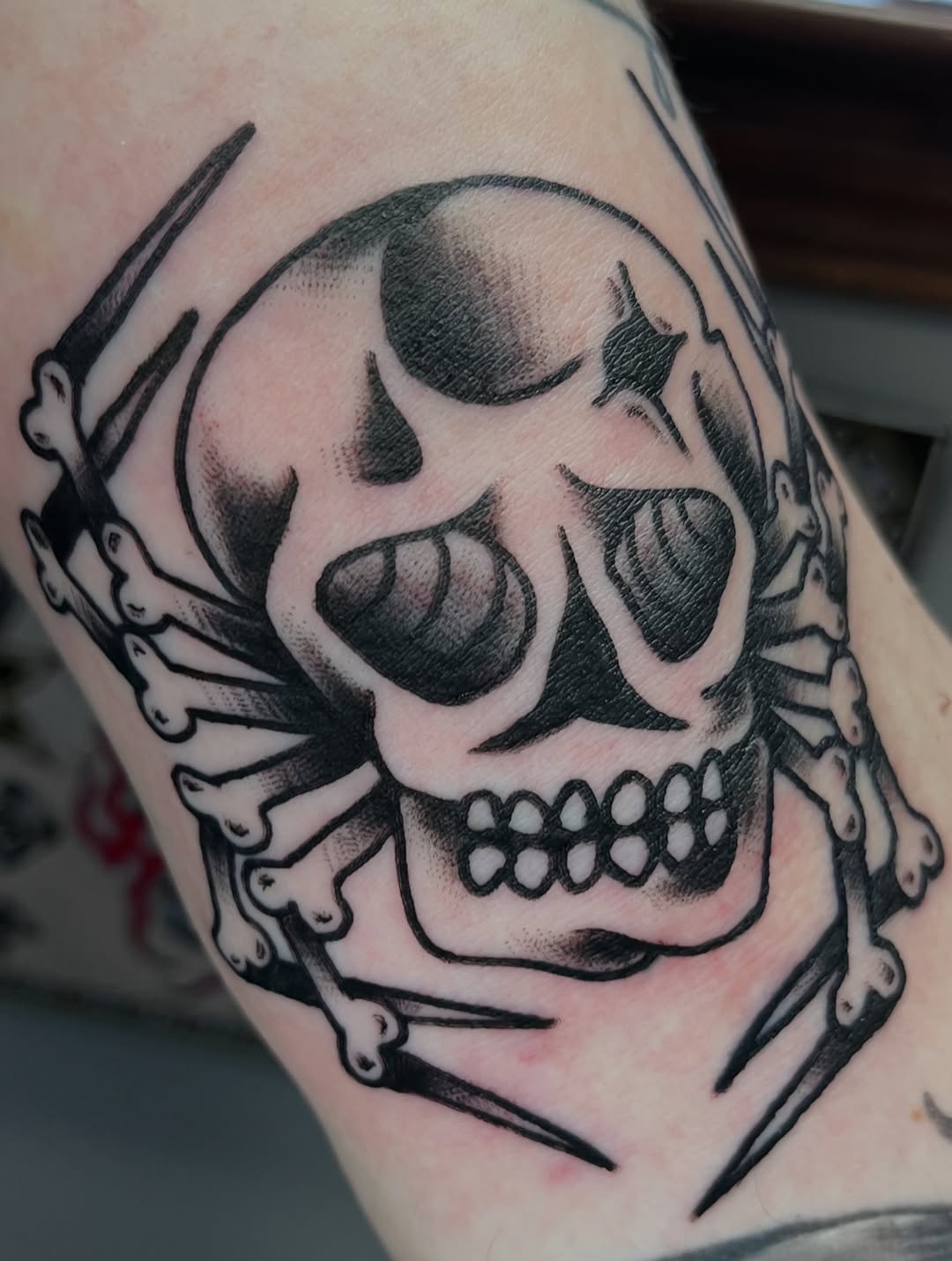 Tattoo by @timworthentattoo — american_traditional, black_and_grey