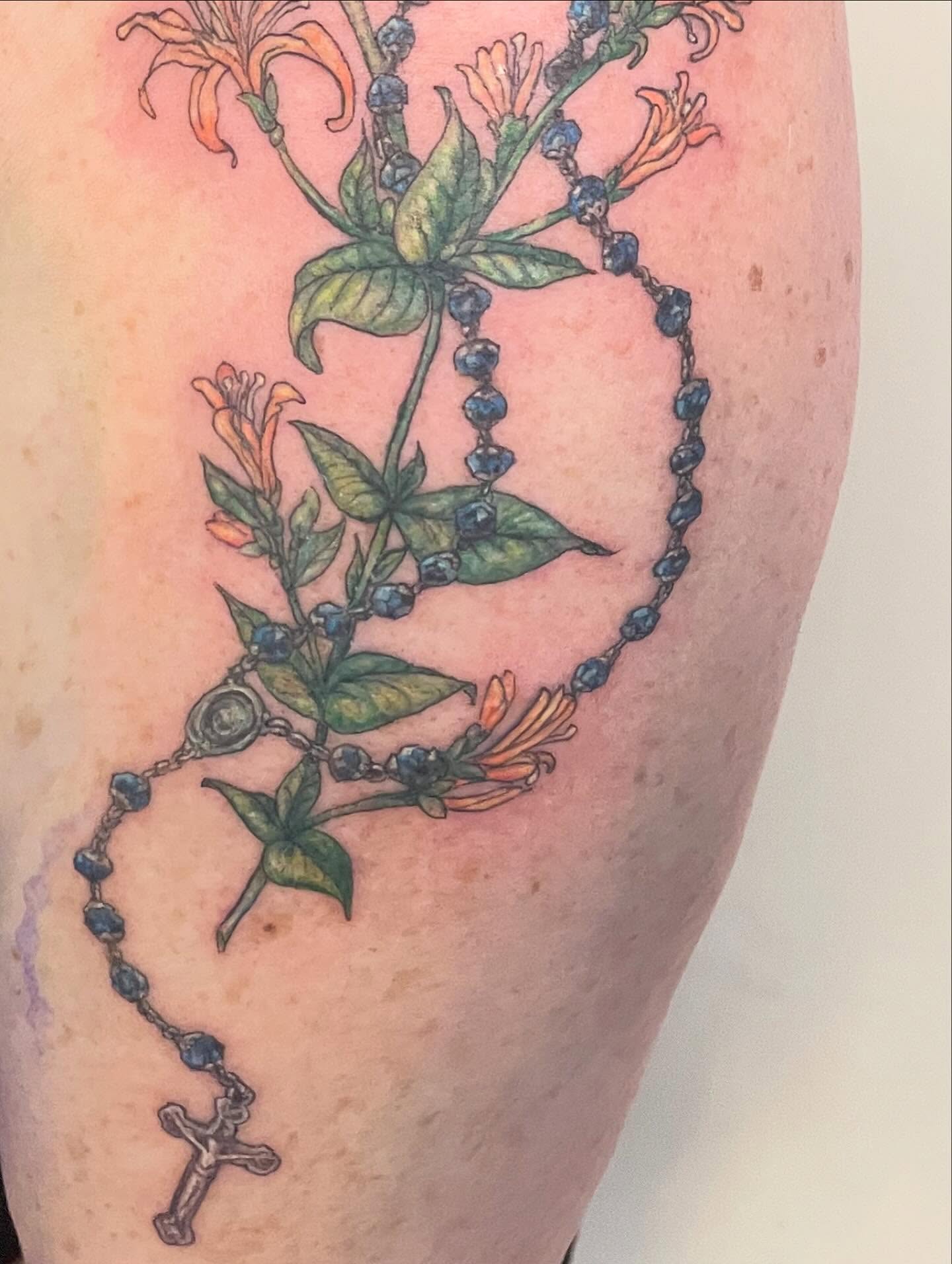 Tattoo by @mstarkweatherart — watercolor