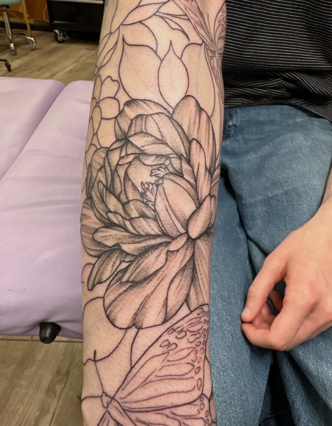 Tattoo by @kreidtattoo — black_and_grey, realism