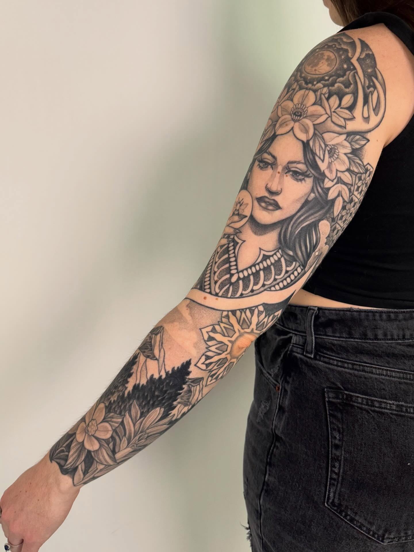Tattoo by @tannerminocktattoos — black_and_grey, realism