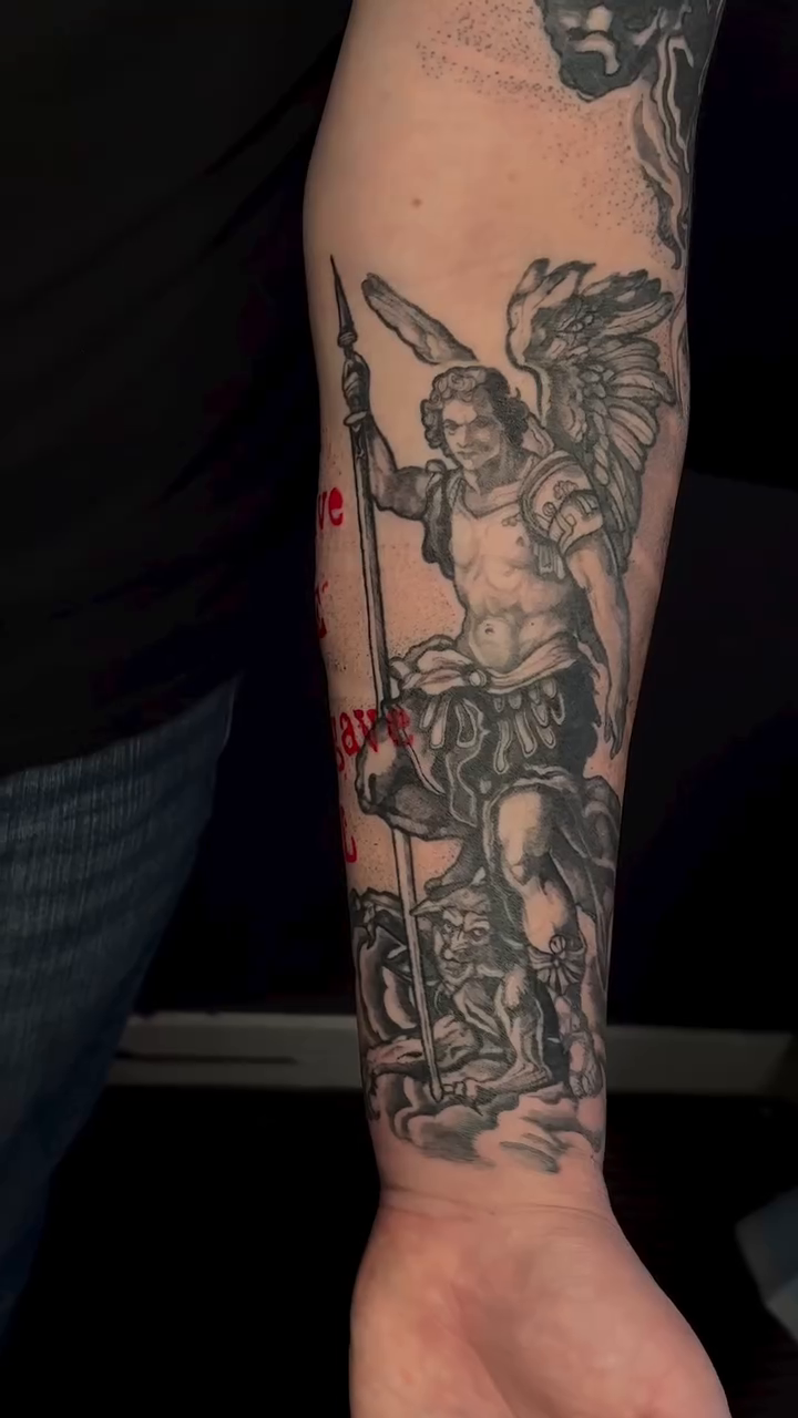 Archangel Michael realism tattoo by πͺππππ π¨ππππππ
ππ π΅π, West Hempstead, New York