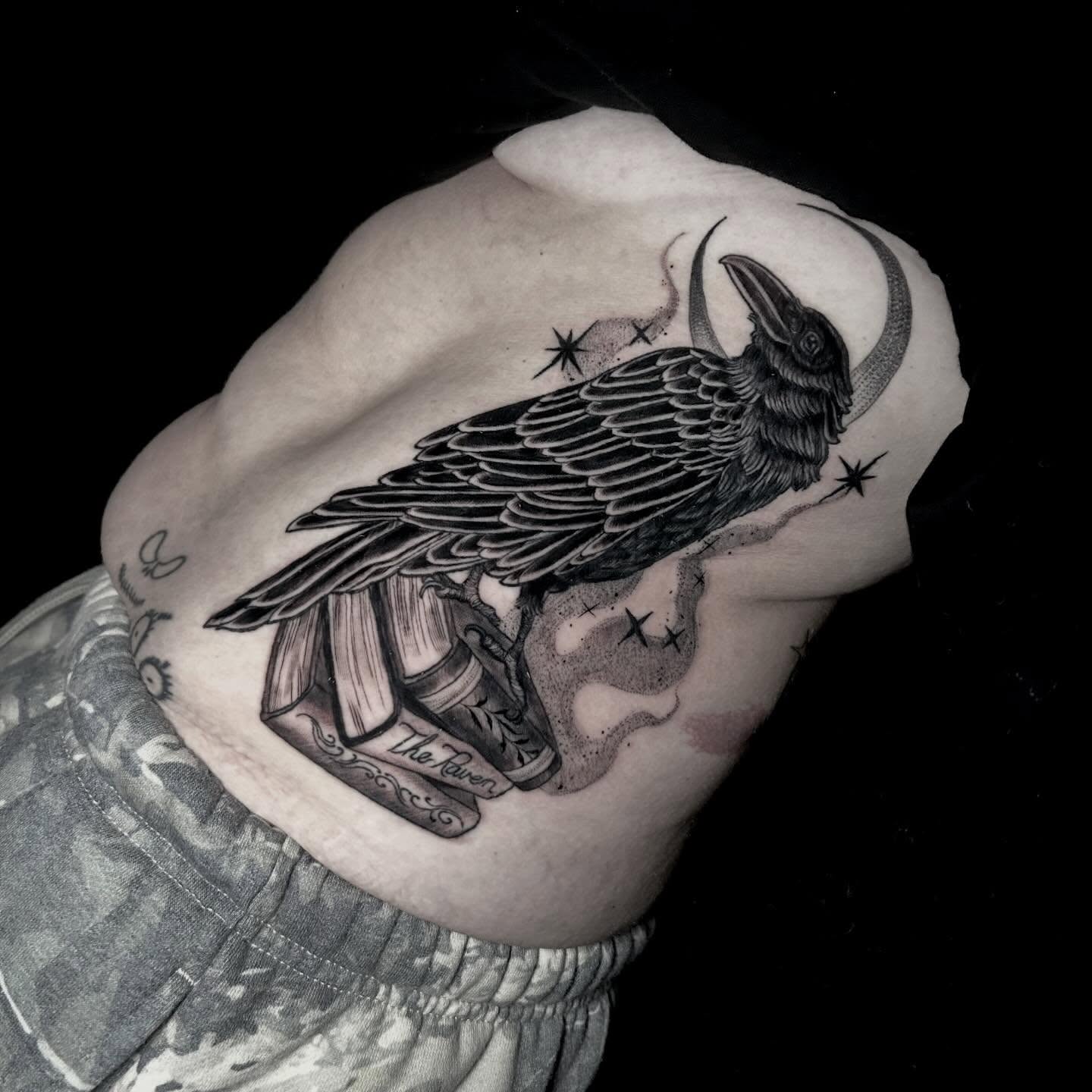 Tattoo by @ashleemshar — black_and_grey, realism