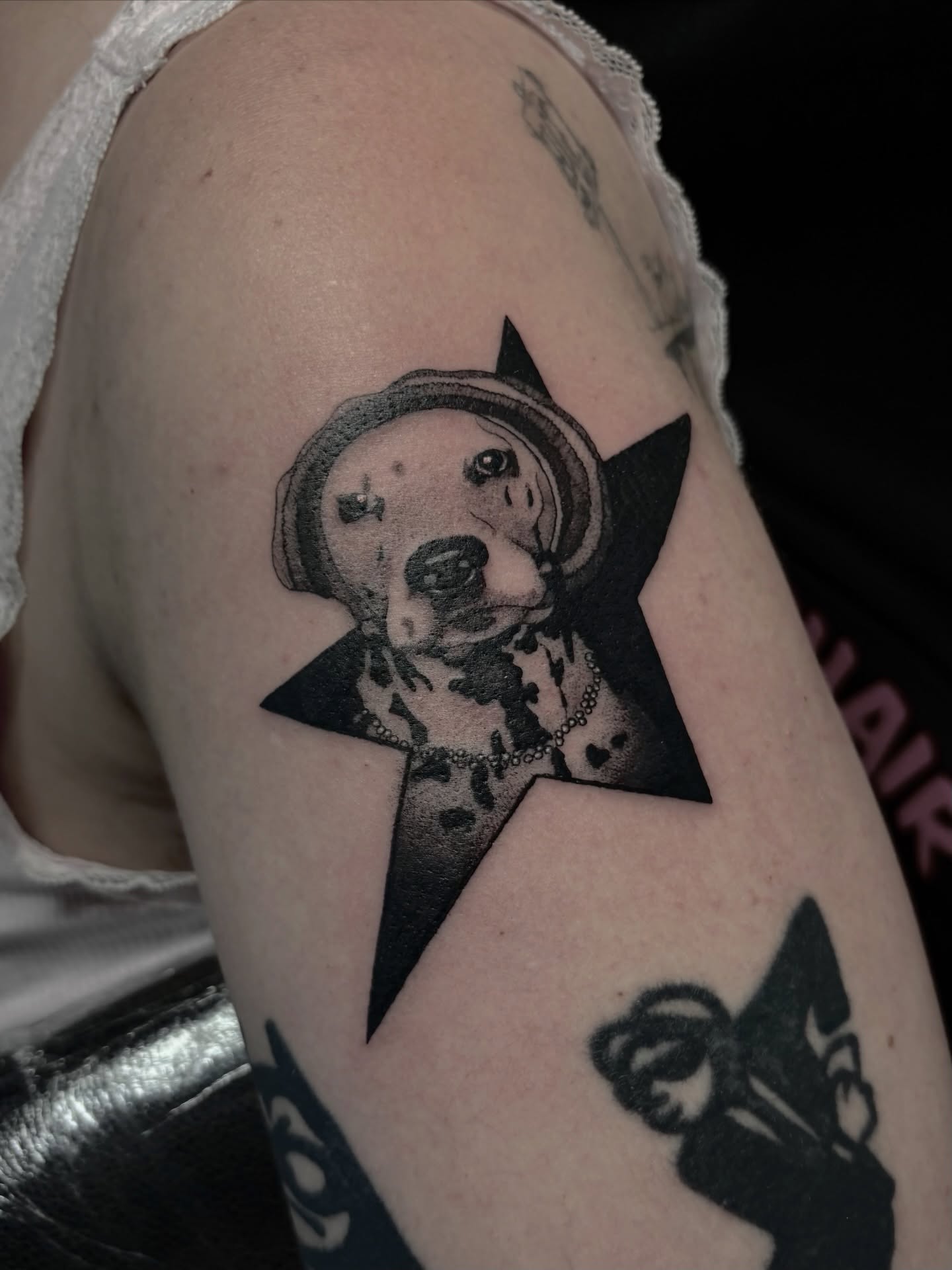 Tattoo by @1nkzilla — black_and_grey, geometric