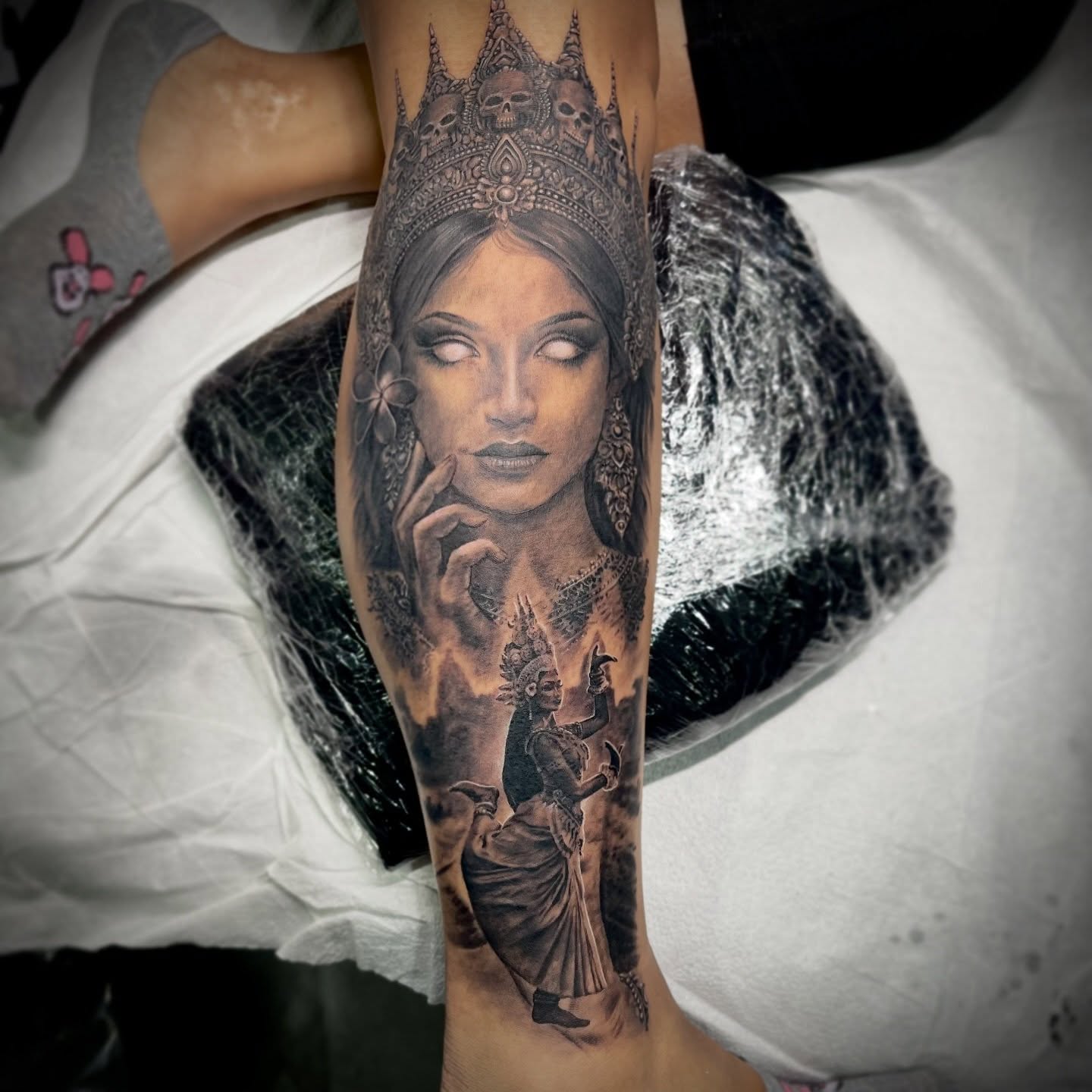 Tattoo by @sambo.ink — realism, black_and_grey
