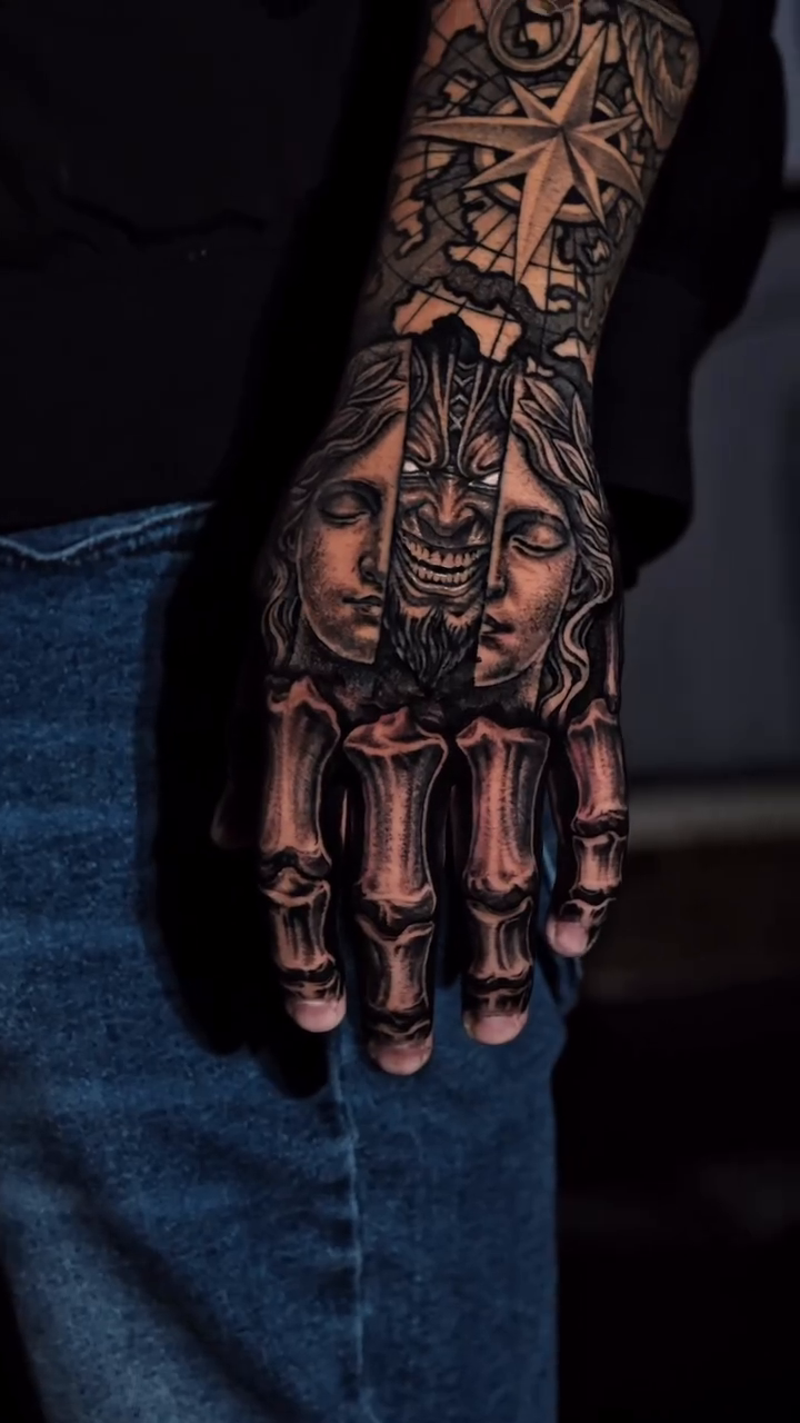 Tattoo by @jackitsforever — black_and_grey, realism