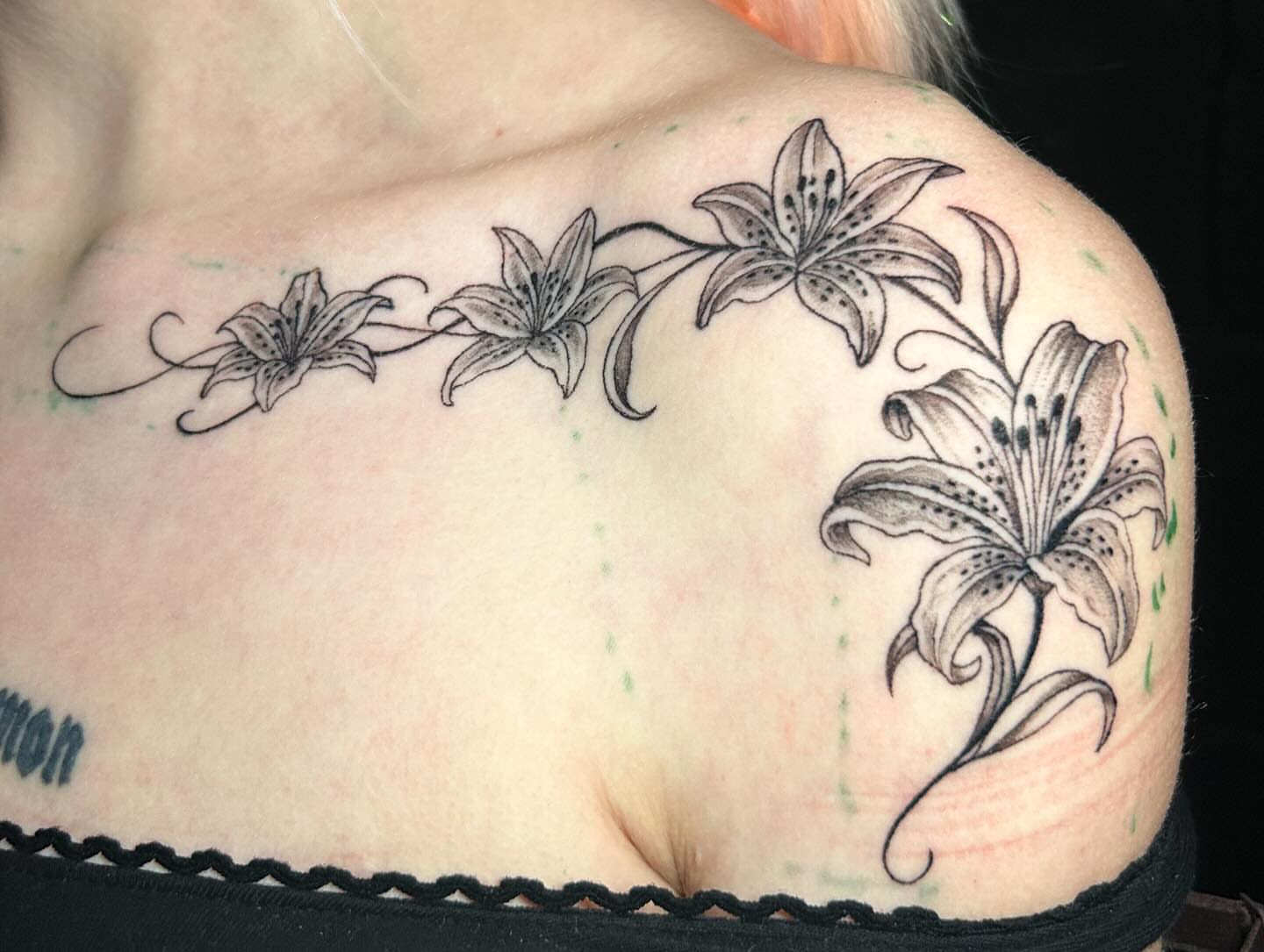 Tattoo by @maiapizarro_art — black_and_grey