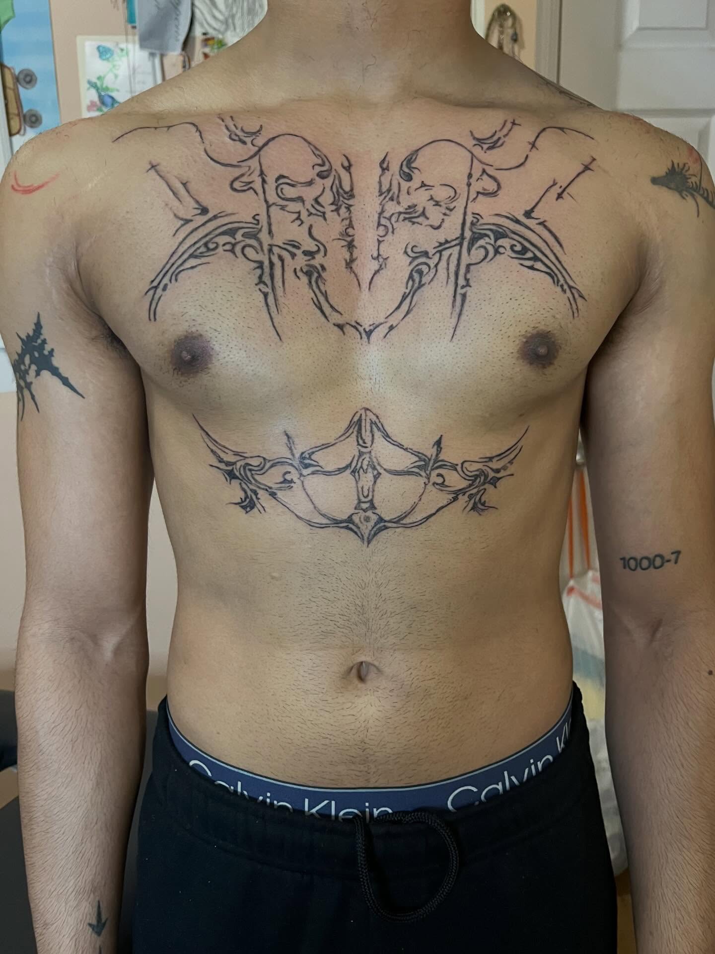 Tattoo by @tattedupbaddies_ — geometric