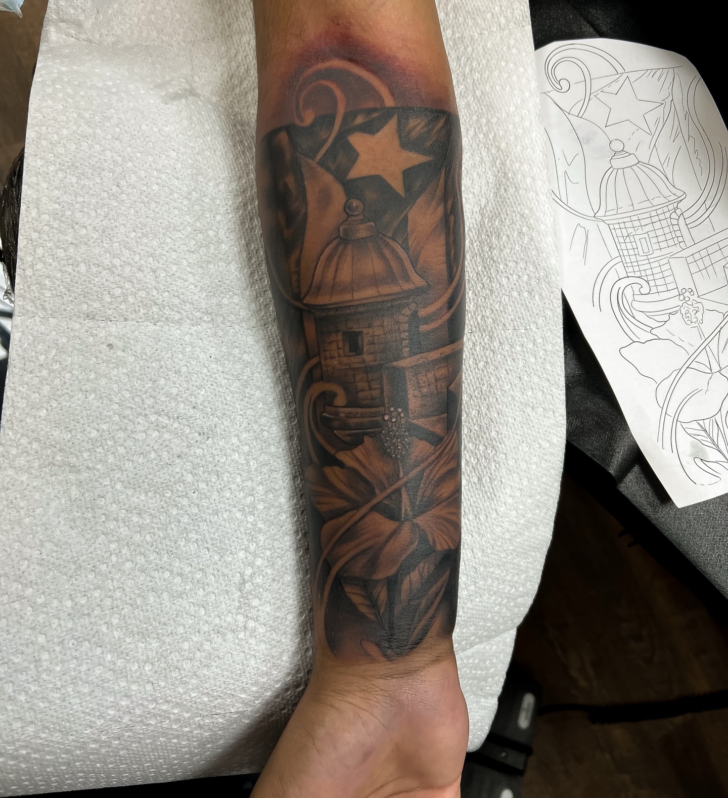 Tattoo by @carmelo_silva_ — black_and_grey