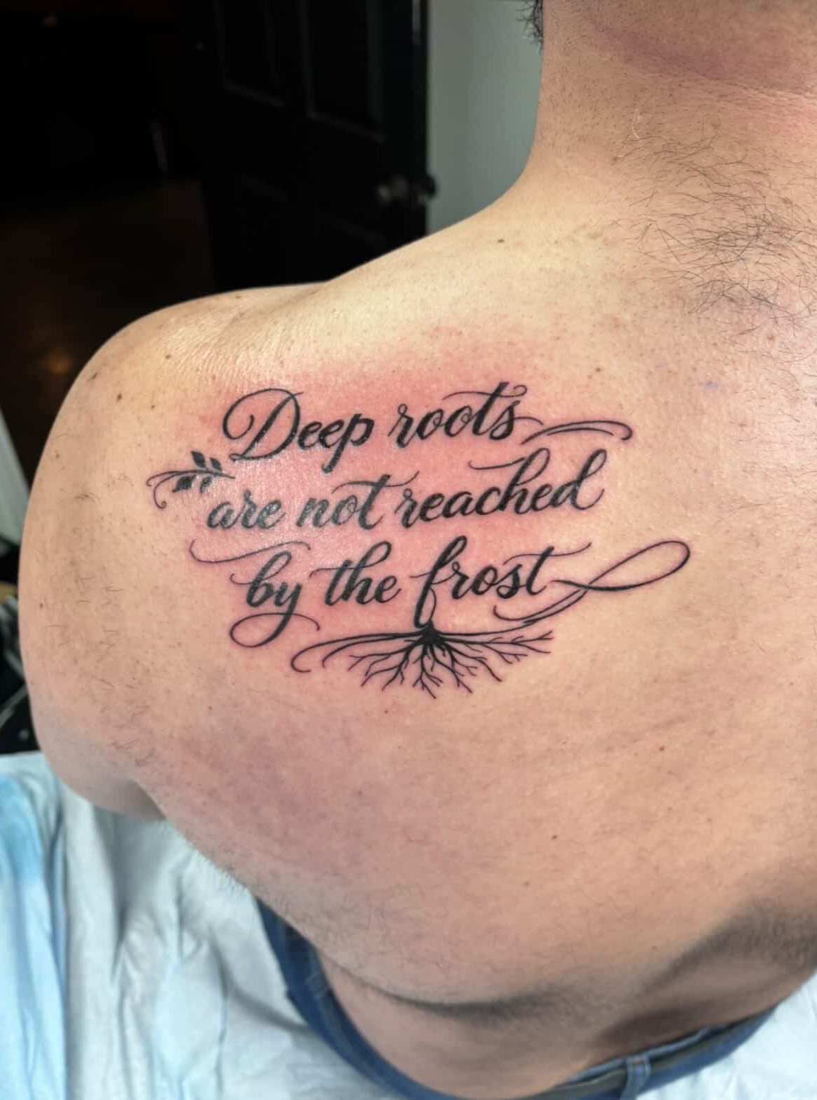 Tattoo by @theenchantedveil31 — lettering_script