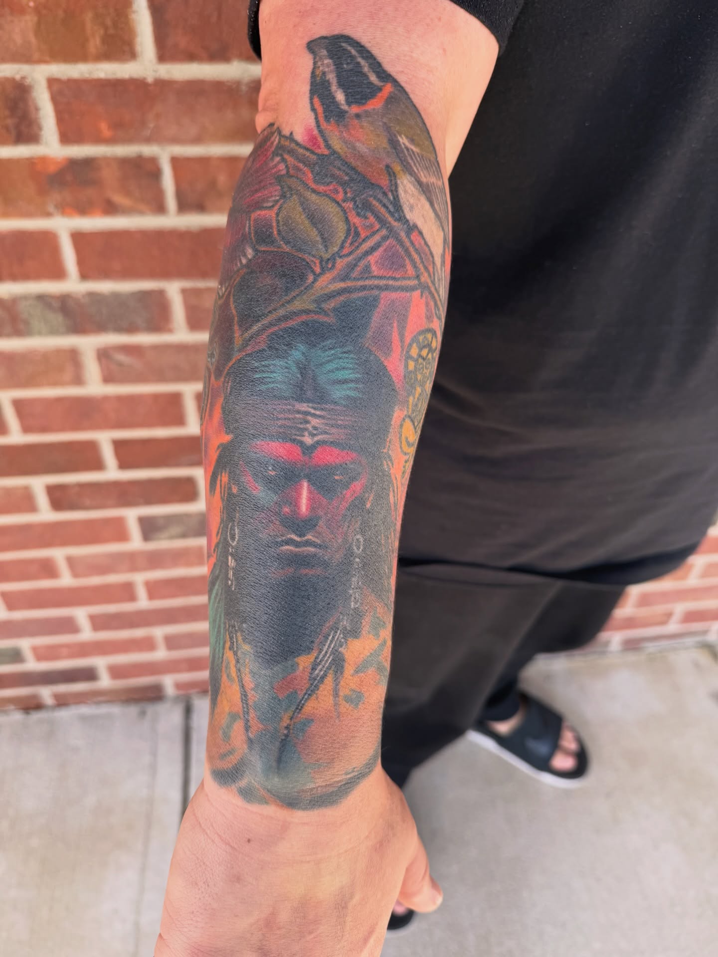 Tattoo by @skinelectricks — american_traditional, dark_realism
