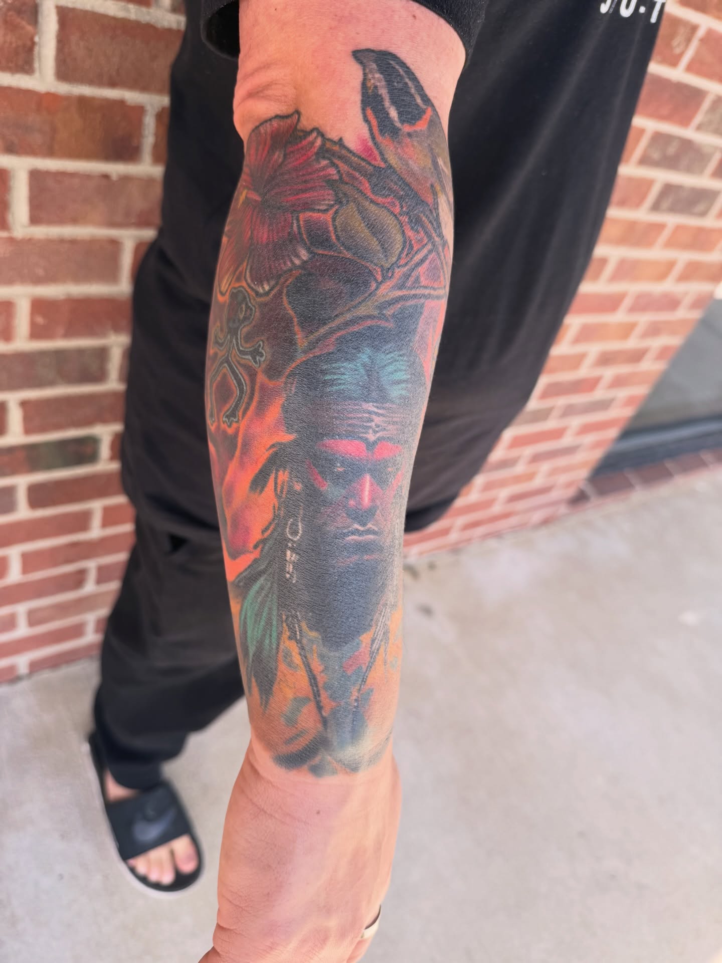 Tattoo by @skinelectricks — american_traditional, dark_realism