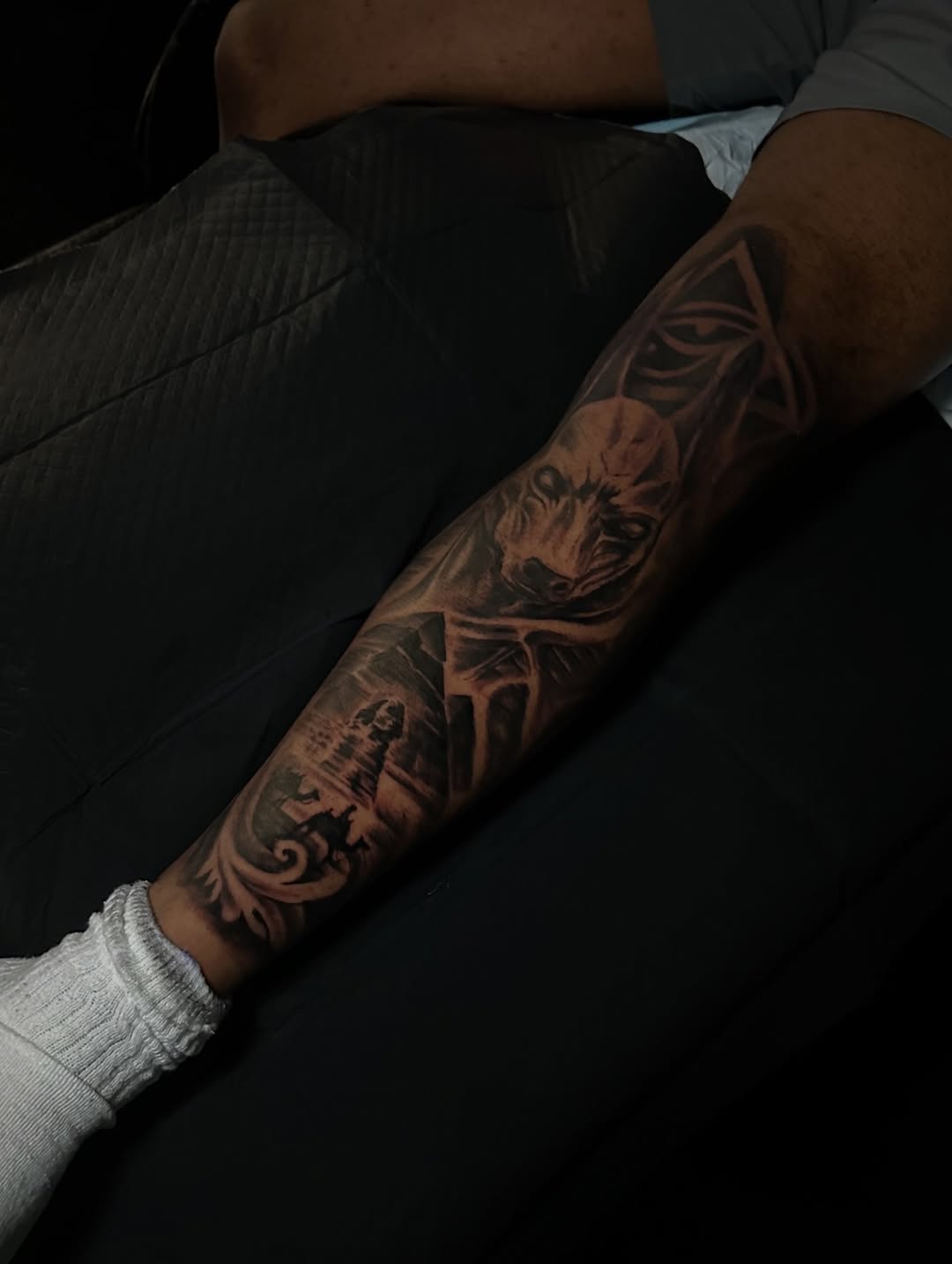 Tattoo by @lexx_tattoos — realism, black_and_grey