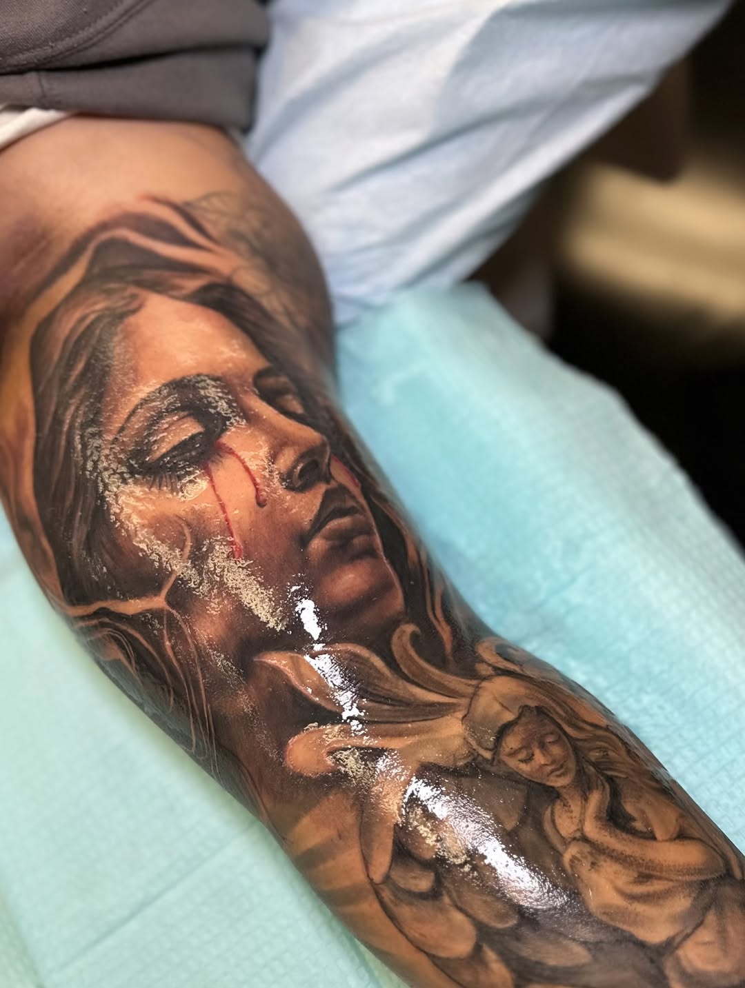 Tattoo by @lexx_tattoos — realism, black_and_grey