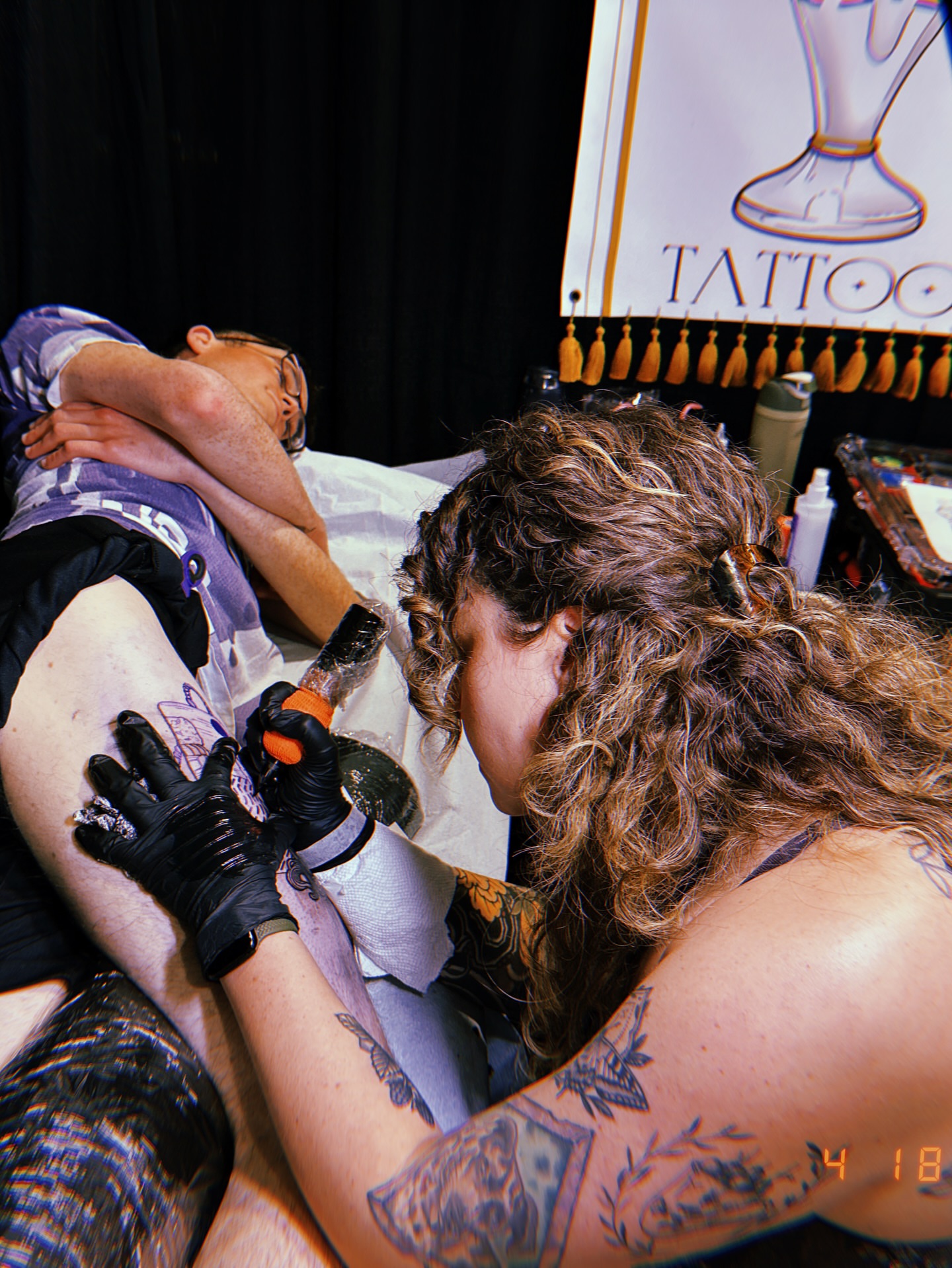 Tattoo by @cece.inks — black_and_grey
