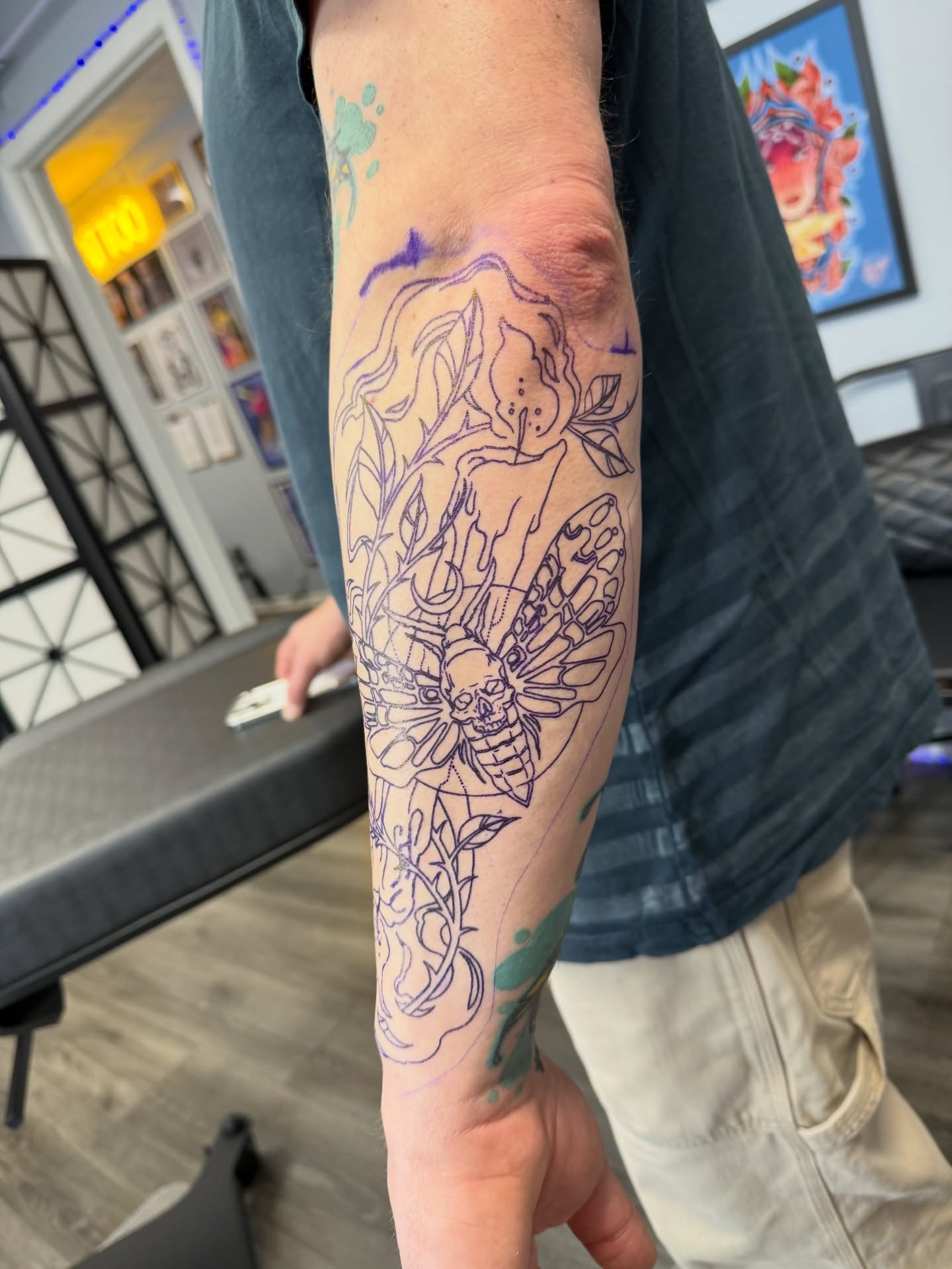 Tattoo by @skinelectricks — neo_traditional, ornamental