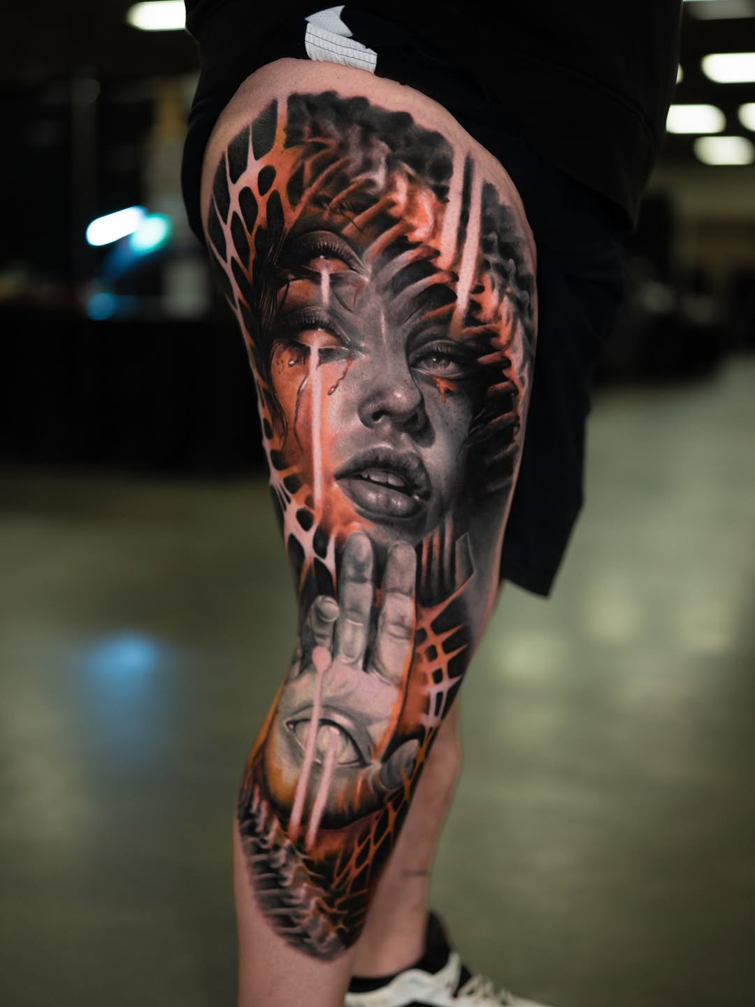Tattoo by @gregordevera — realism, black_and_grey