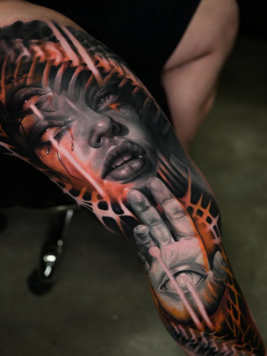 Tattoo by @gregordevera — realism, dark_realism