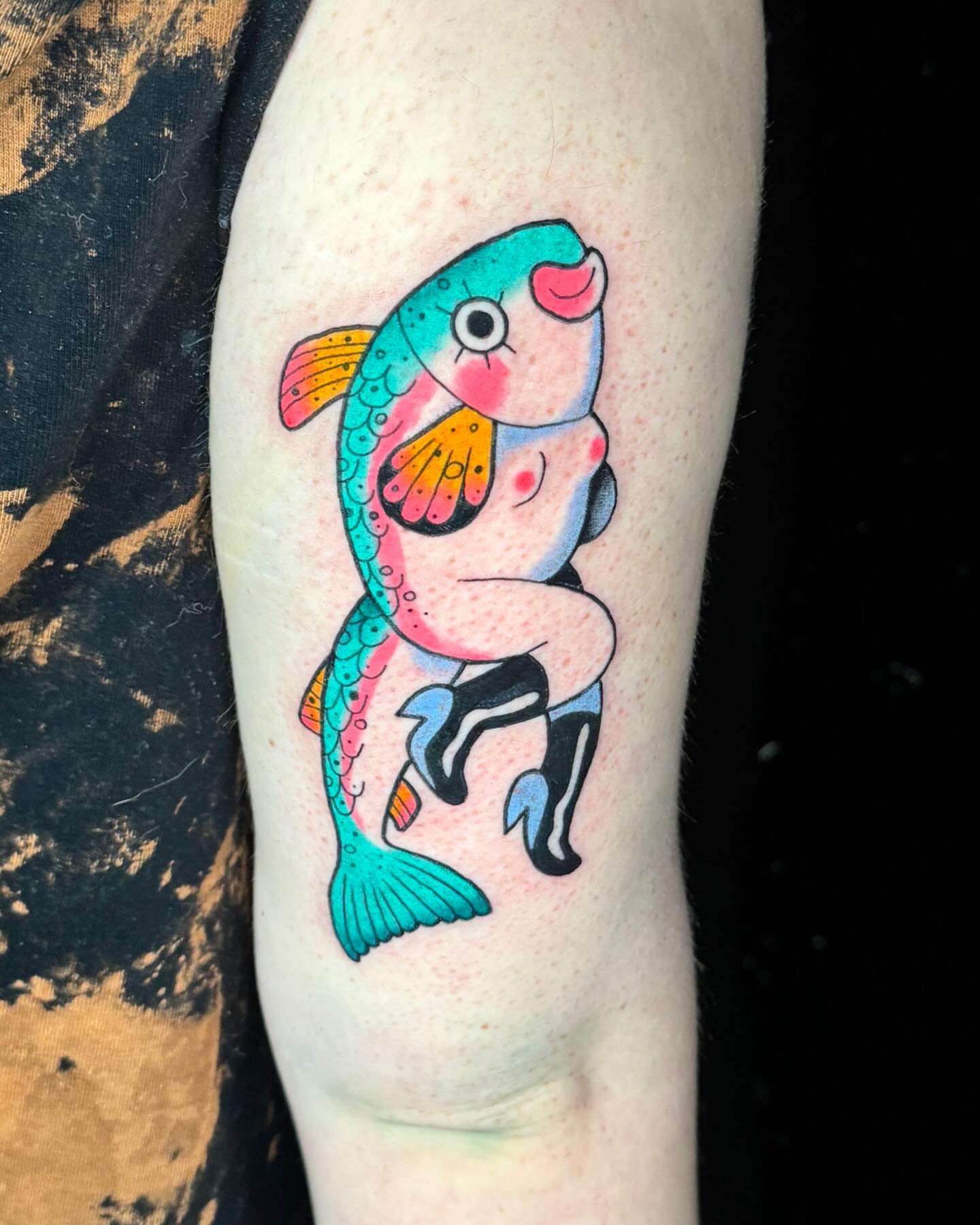 Tattoo by @carrion.beetle — new_school