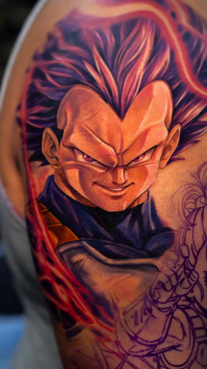 Tattoo by @tattoos_by_junior — realism, anime