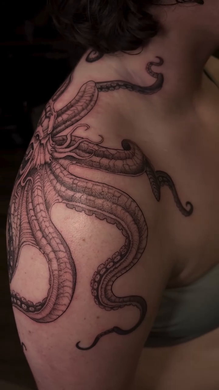 Tattoo by @vicentetattoos — black_and_grey, realism
