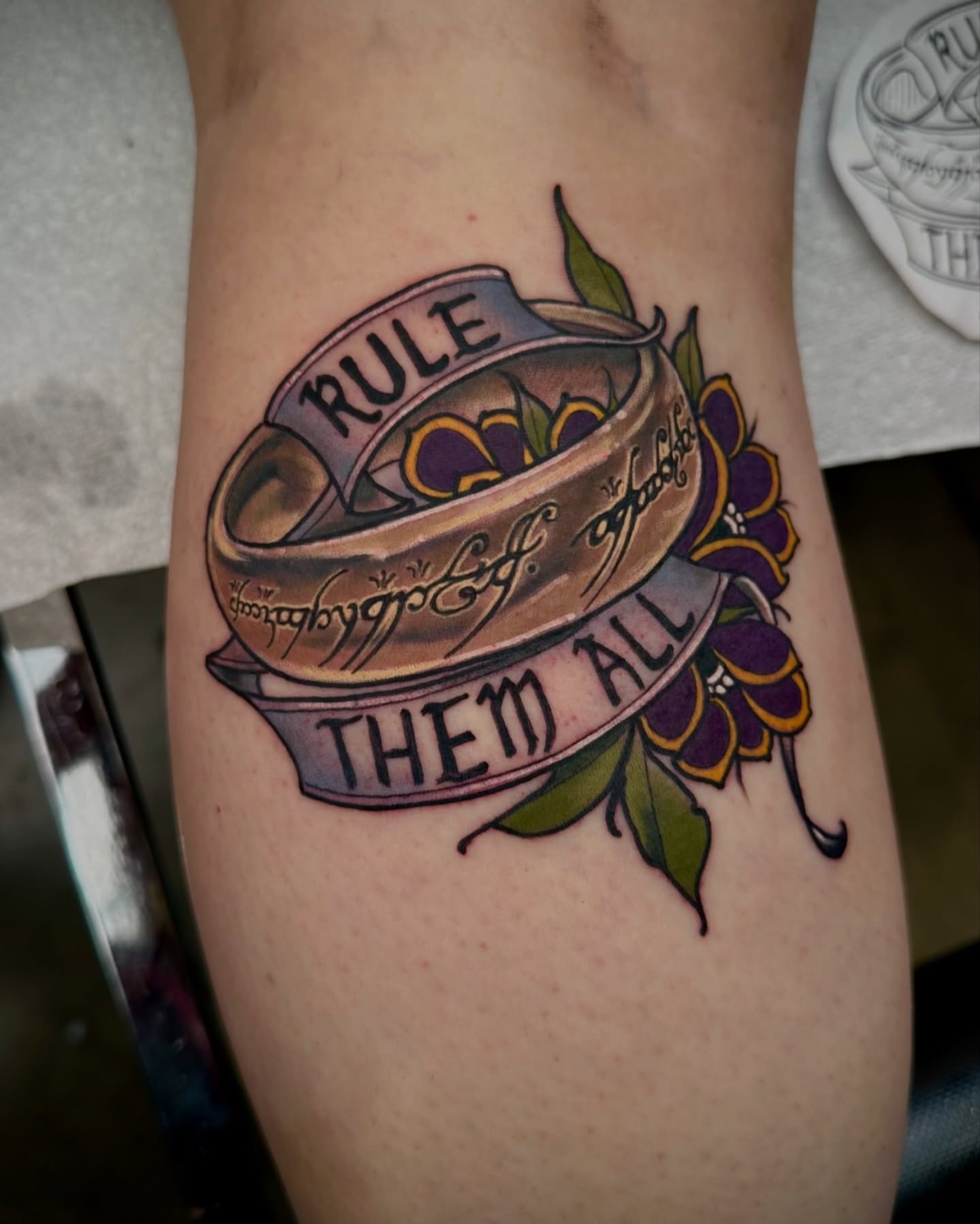 Tattoo by @teddigarsontattoos — lettering_script