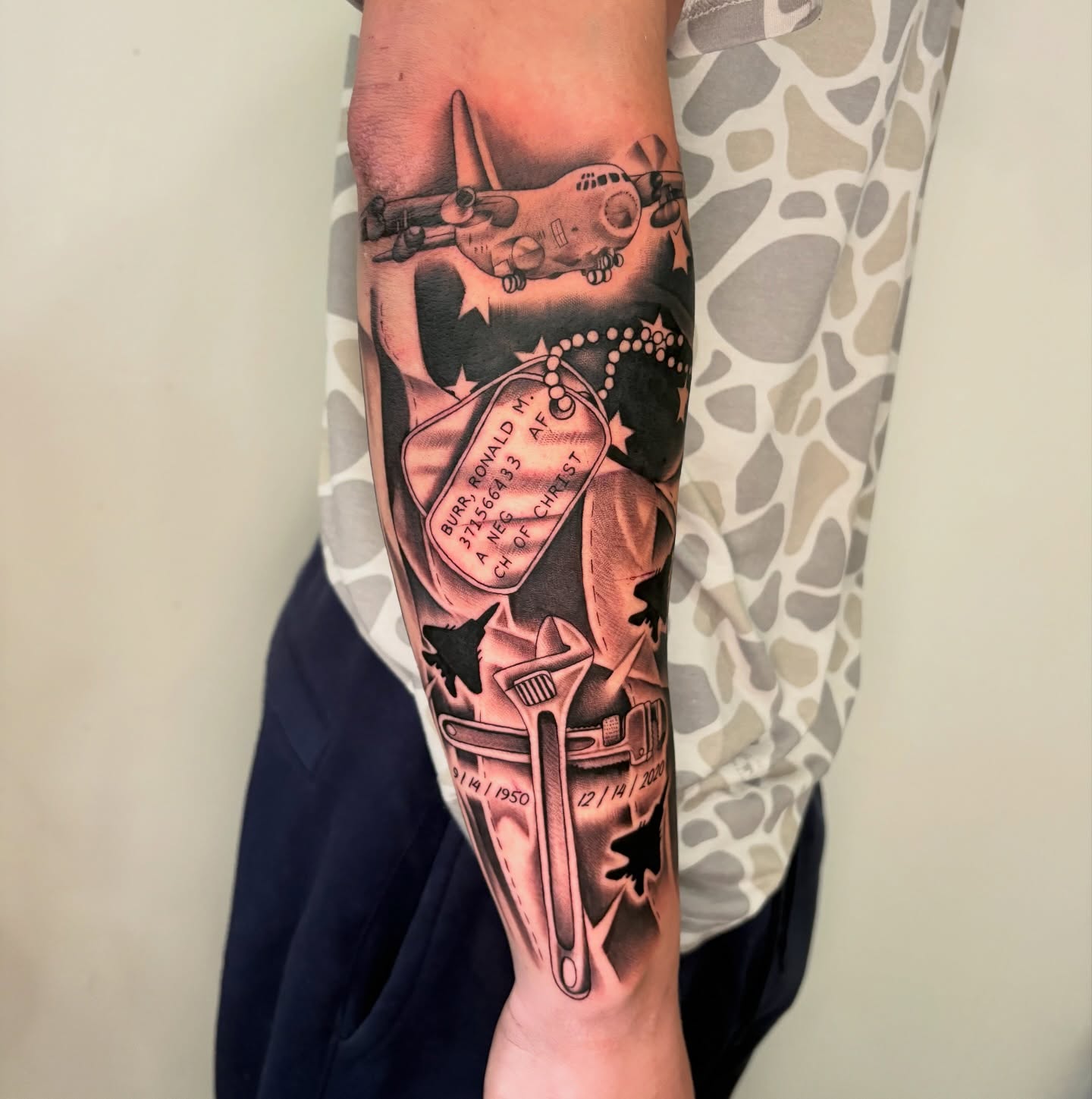 Tattoo by @osieltattoos — black_and_grey, realism