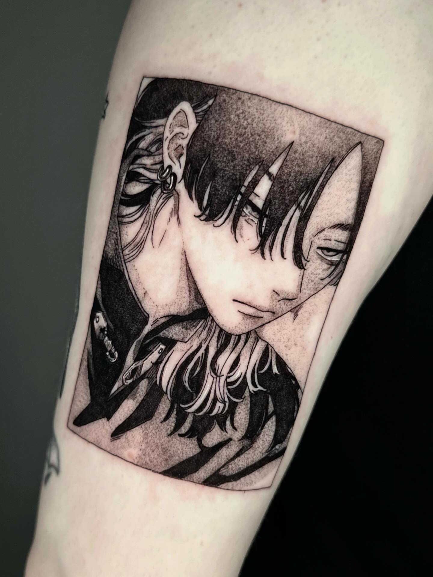 Tattoo by @kkimnida — anime