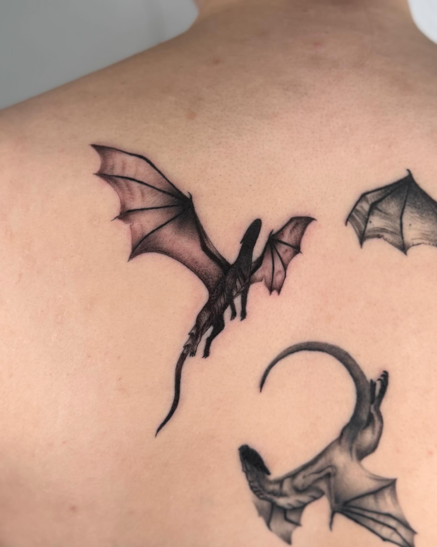 Tattoo by @rickyttattoo — black_and_grey