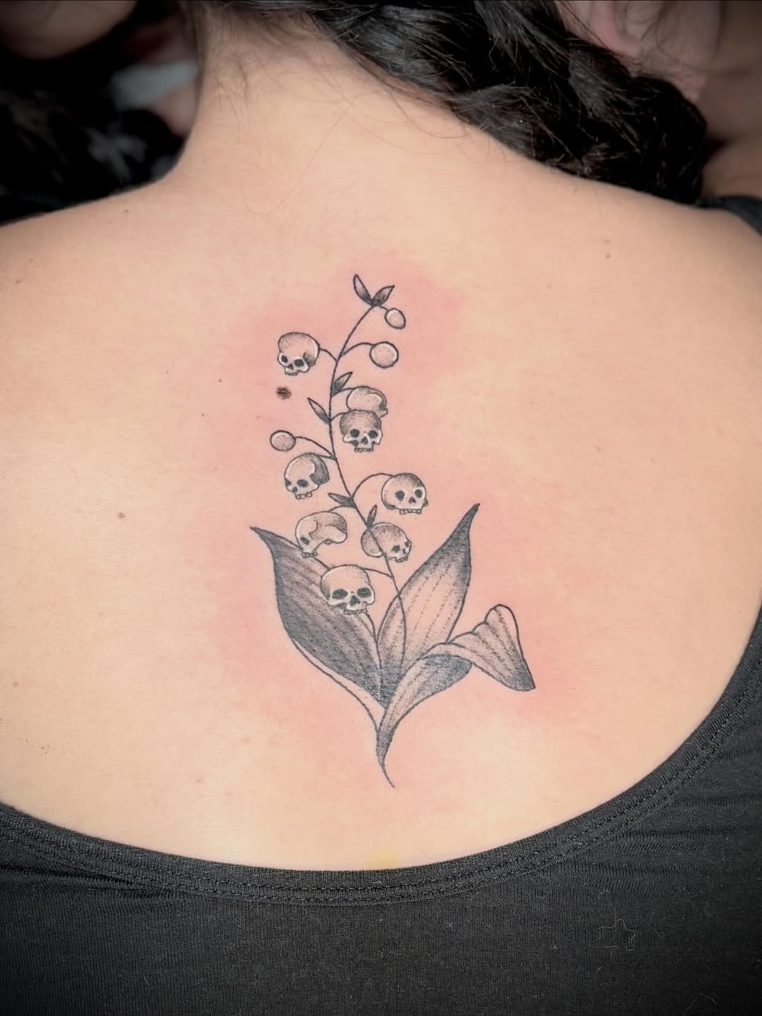 Tattoo by @sparkles_tattoos — black_and_grey, dark_realism