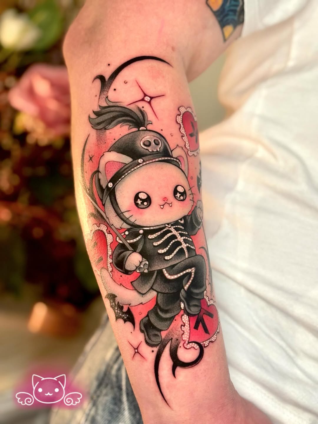 Tattoo by @maria.catwaii.tattoos — new_school, anime