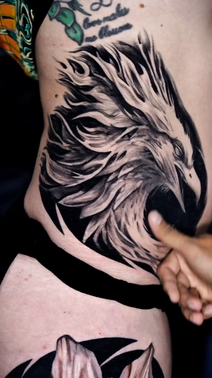 Tattoo by @pango_tattoo — realism, black_and_grey