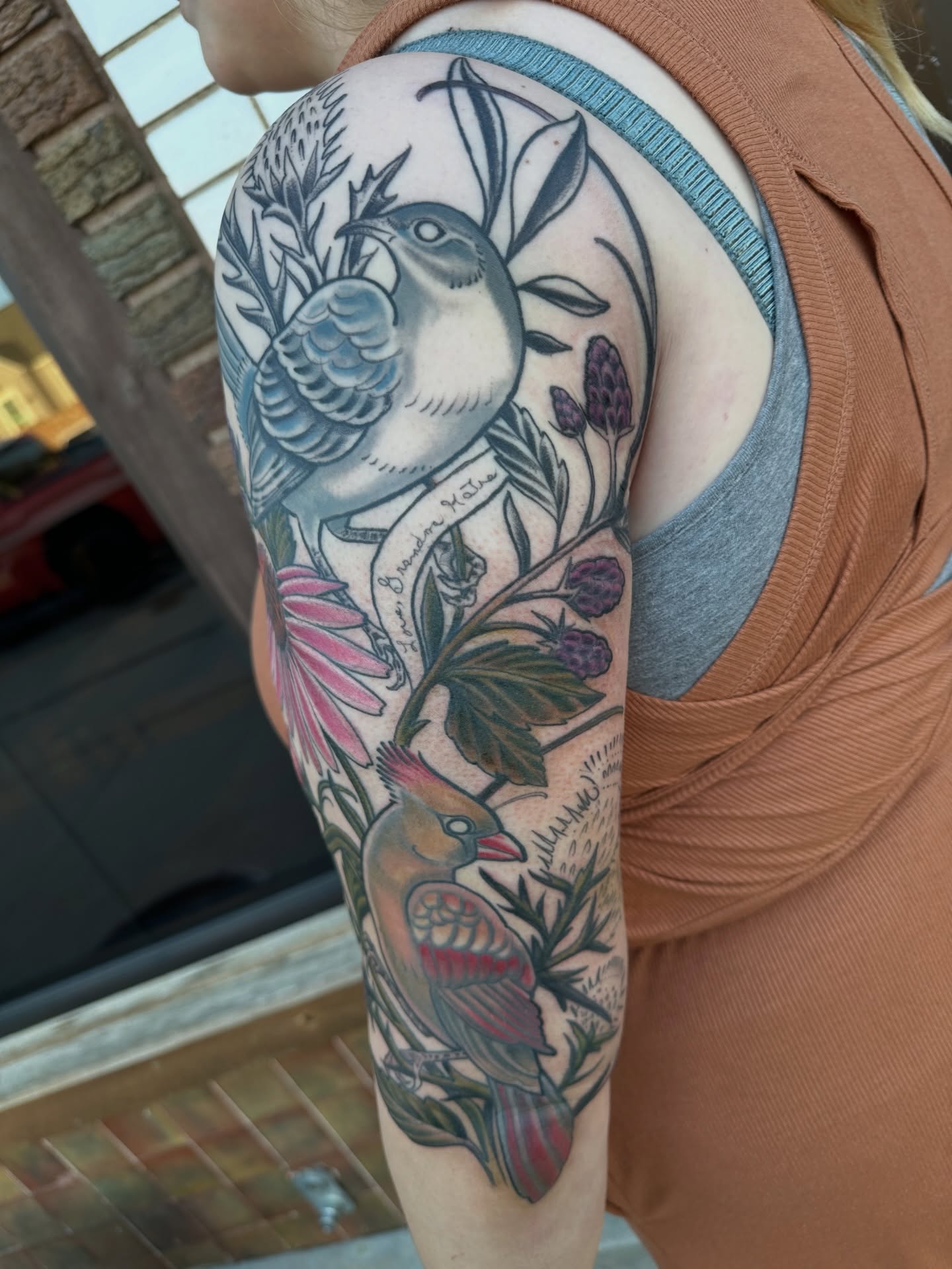 Tattoo by @jbarnett_art — realism, dotwork
