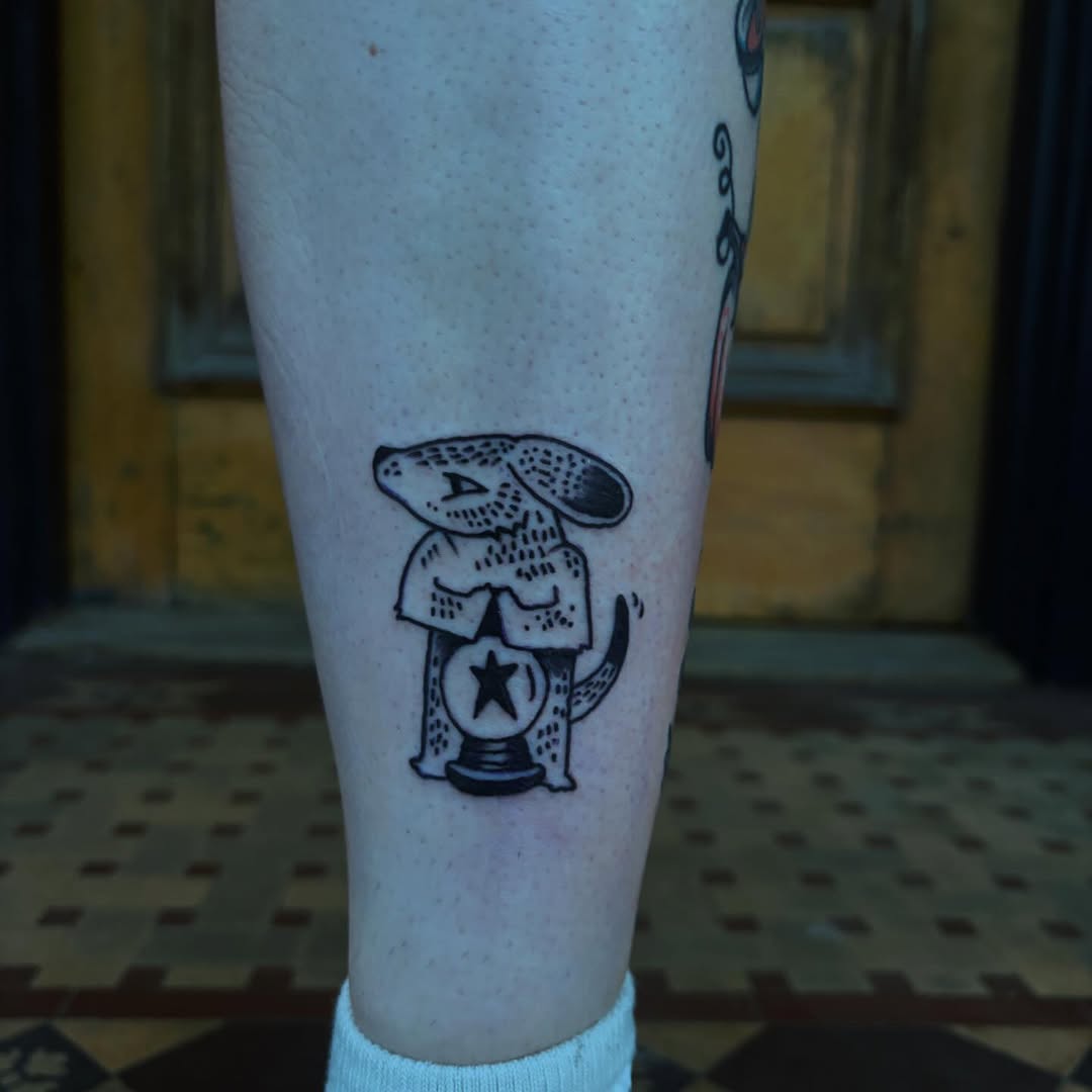 Tattoo by @easy_peezy_pokes — ignorant, black_and_grey