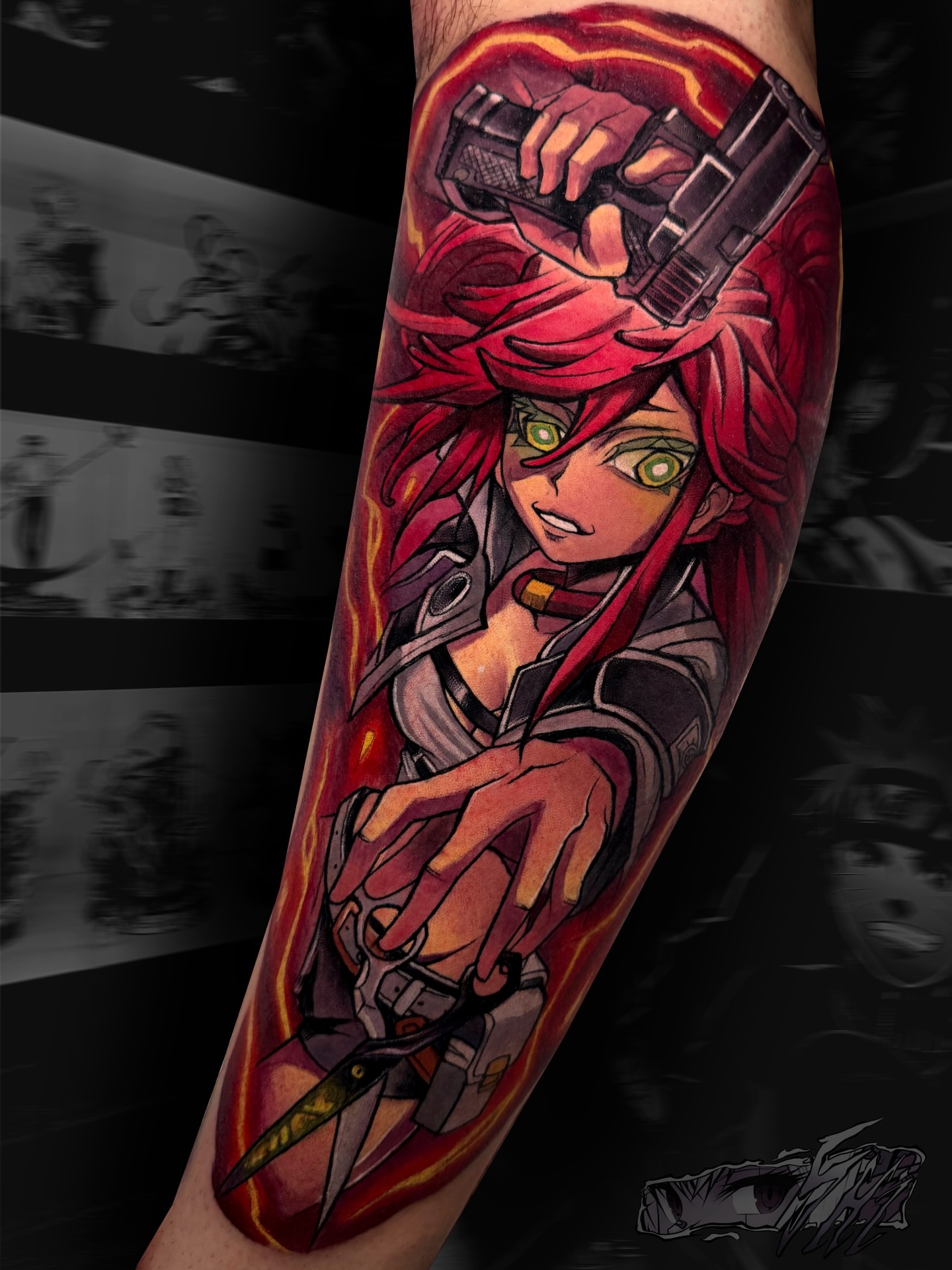Tattoo by @ivanpelegrinmedina — anime