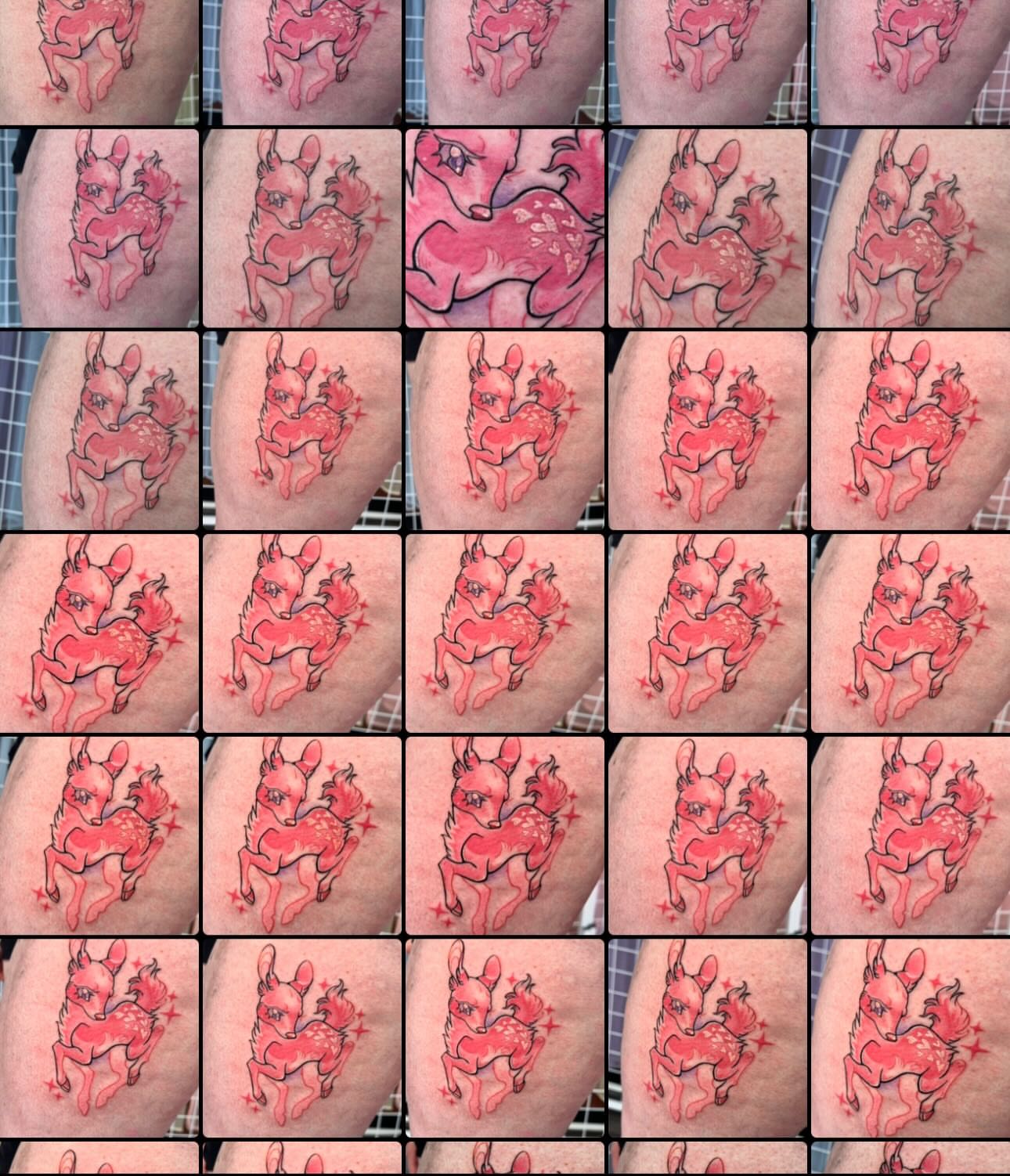 Tattoo by @pinbug — anime