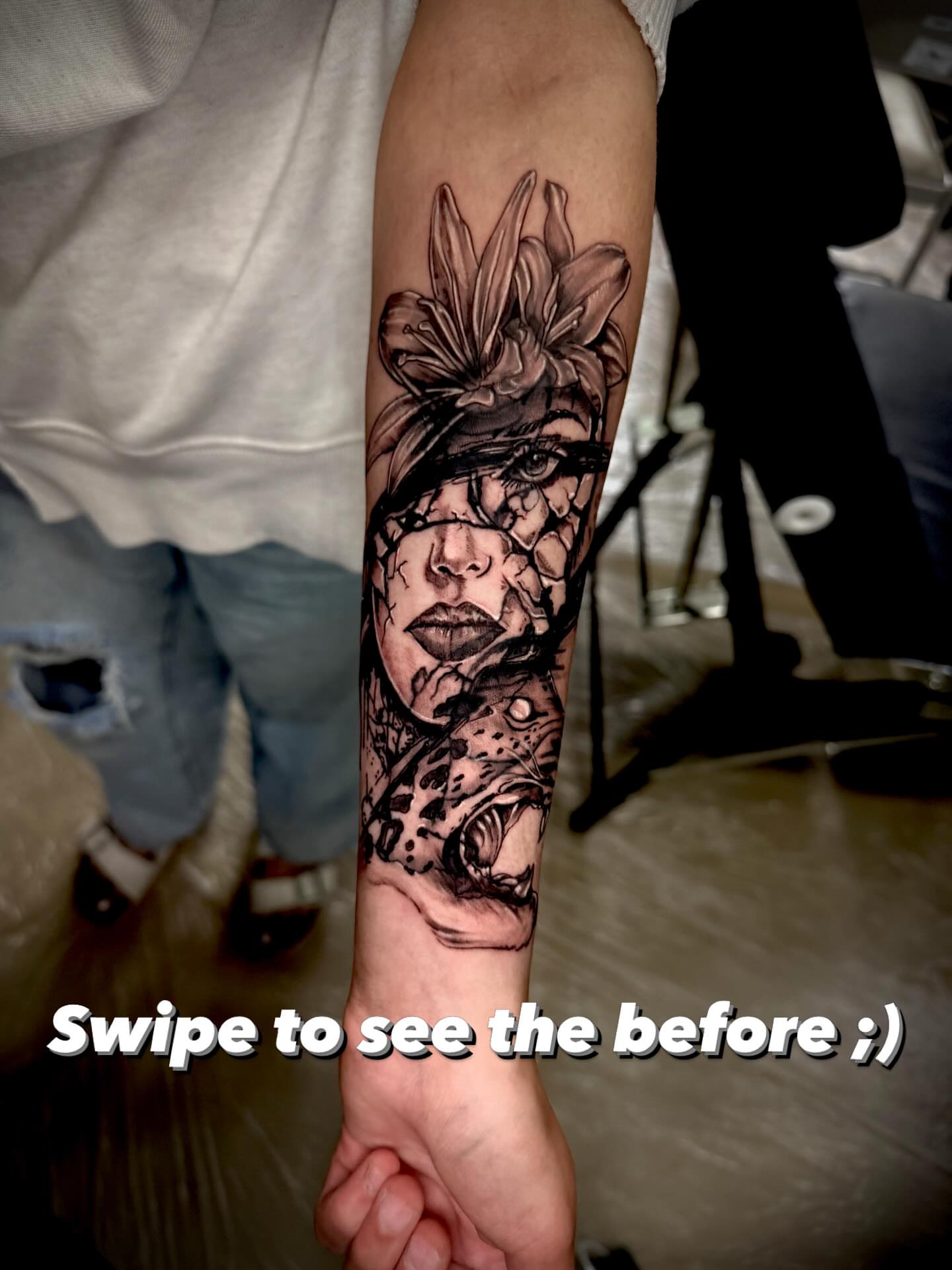 Tattoo by @dtf.tattoos — realism, black_and_grey
